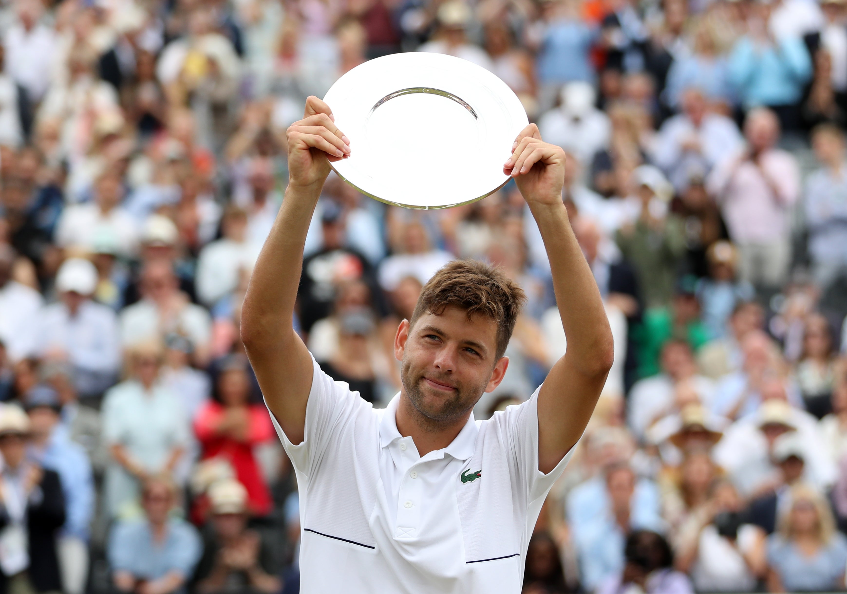 Filip Krajinovic with the runners-up trophy