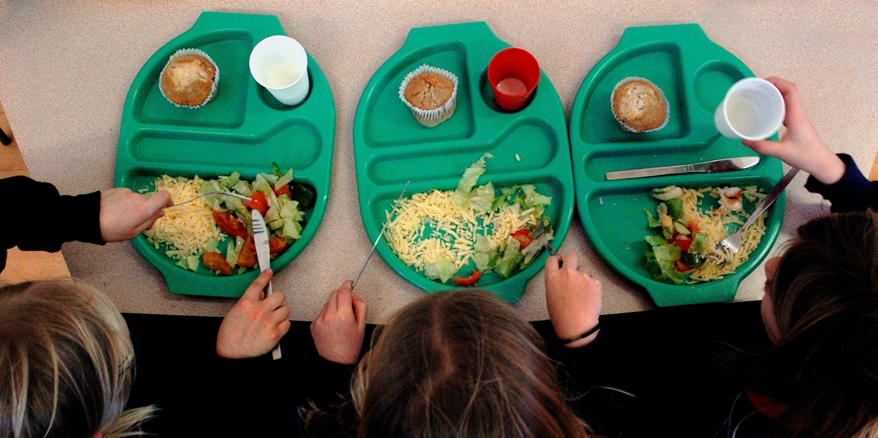 Almost all Reception aged children in Wales should receive a free school meal from September, the Government says (Chris Radburn/PA)