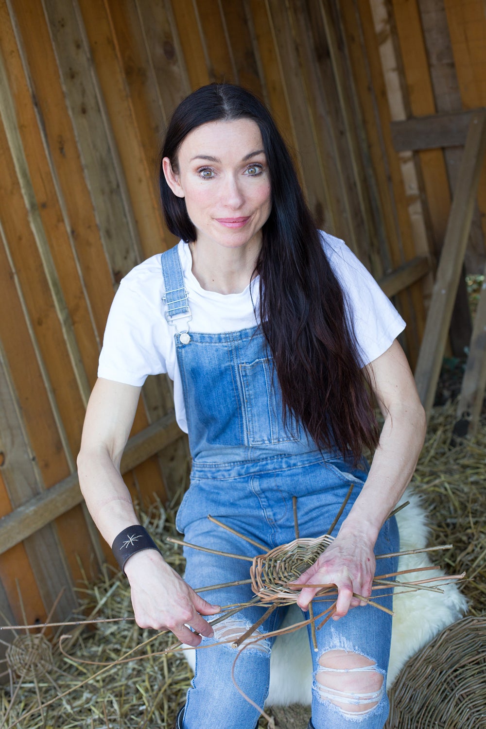 Diana basket weaving (Natasha Holland Photography/PA Real Life)