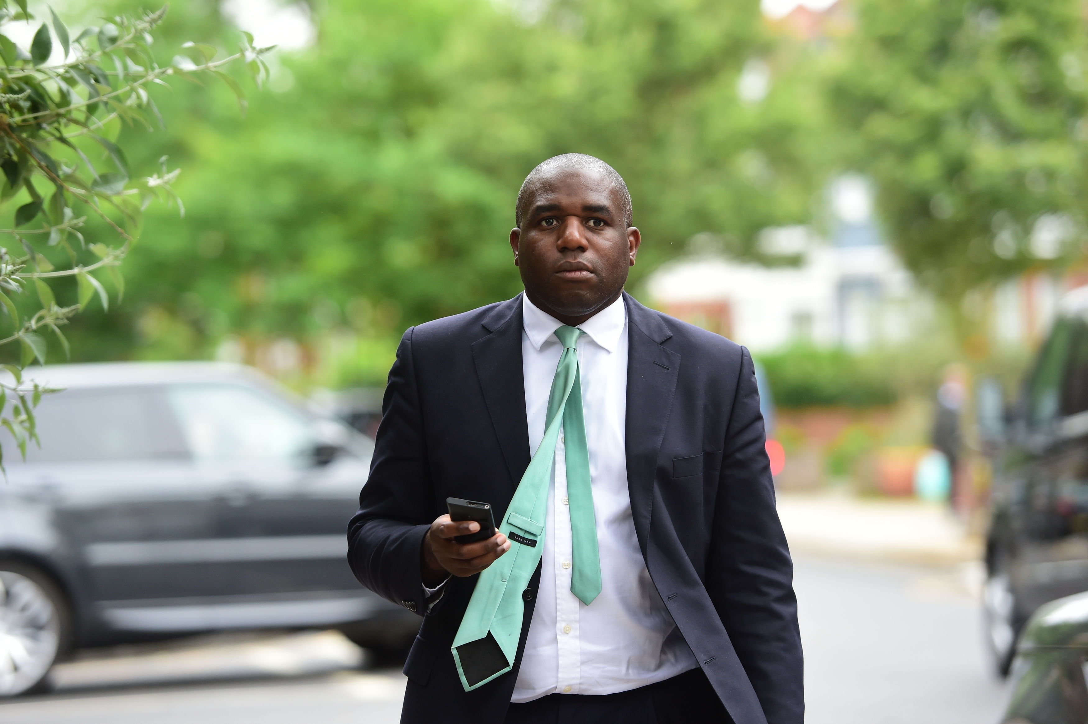 David Lammy apologised for the error (David Mirzoeff/PA)