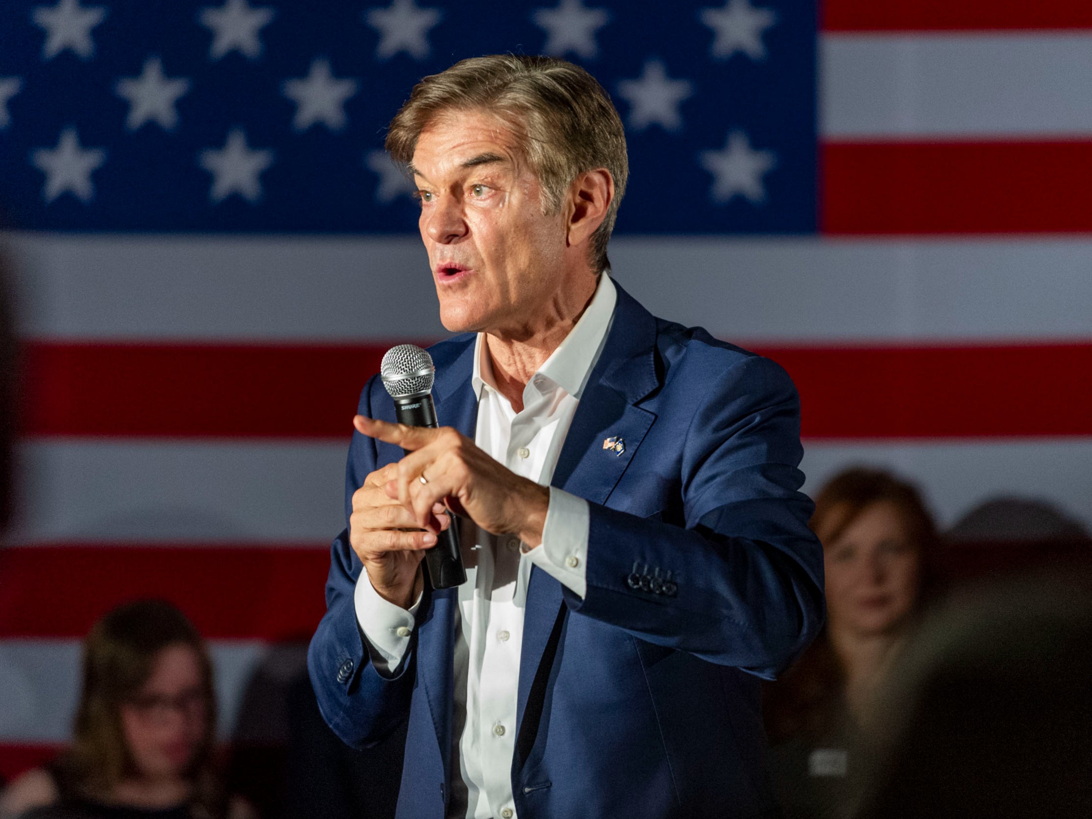 File photo: Mehmet Oz campaigning in Pennsylvania