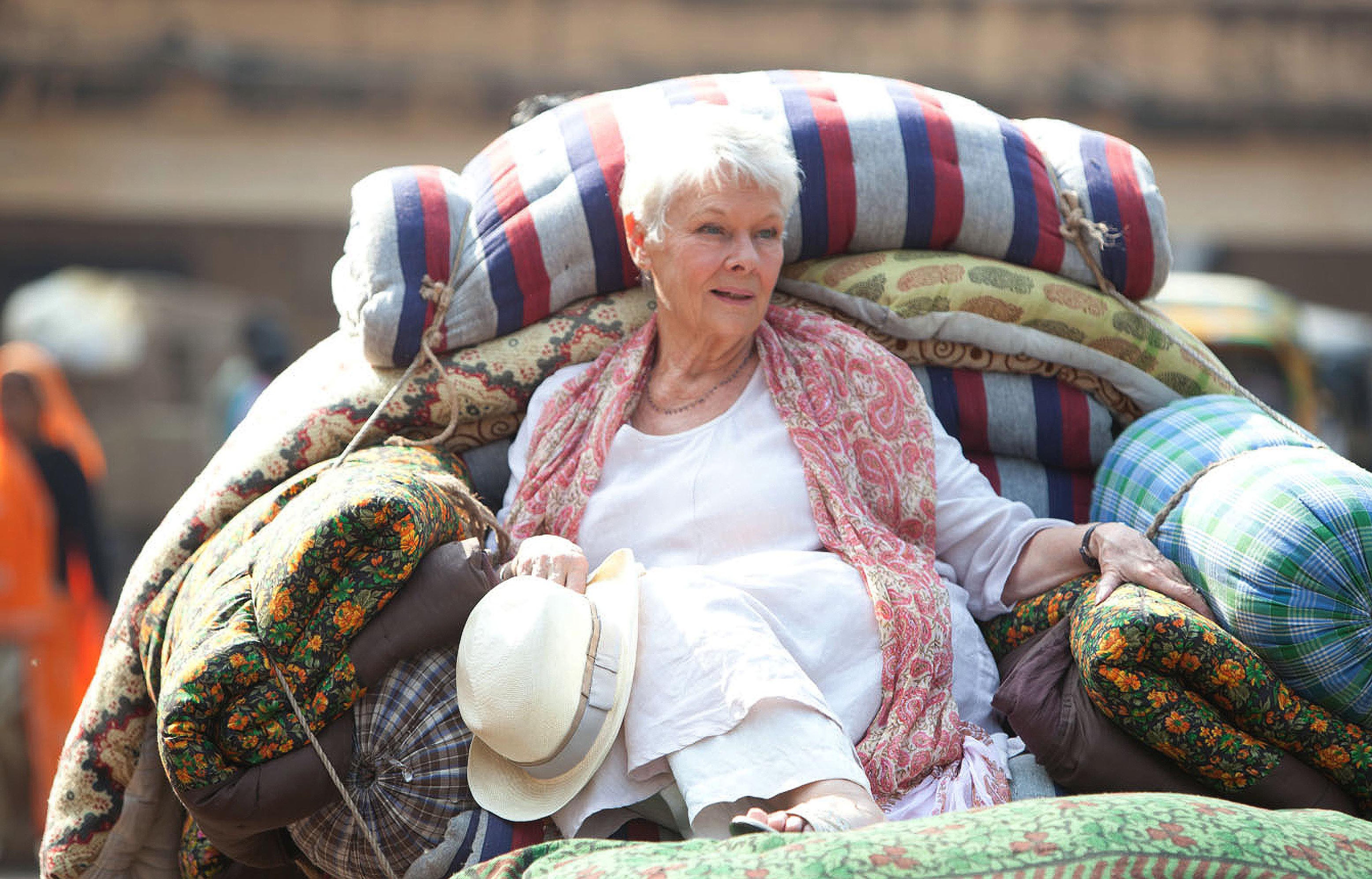 Judi Dench starred in the film adaptation of Moggach’s ‘The Best Exotic Marigold Hotel’ in 2011