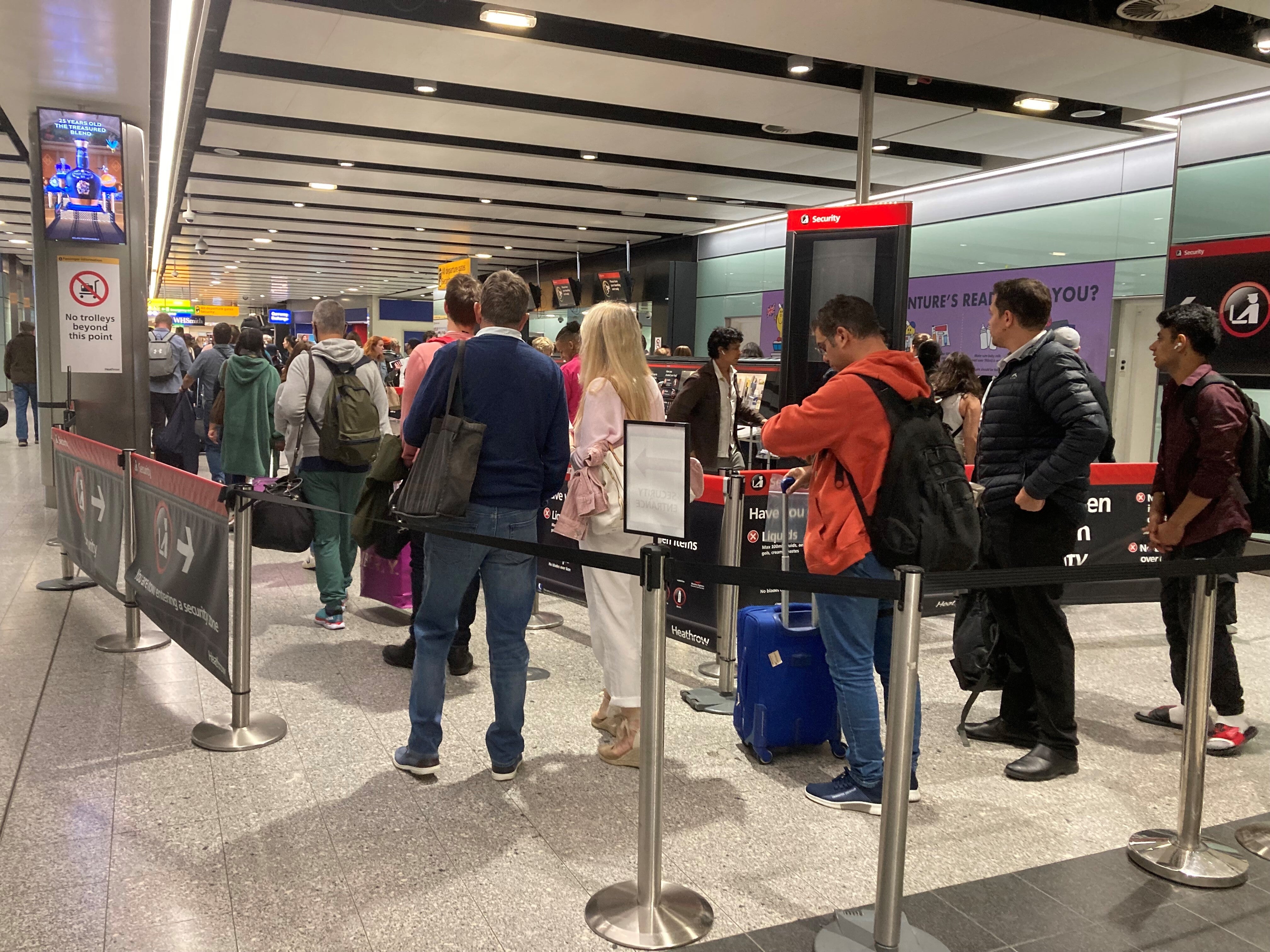 Heathrow has asked airlines to cut 10% of flights at two terminals on Monday while easyJet has started cancelling thousands of summer flights (Ben Smith/PA)