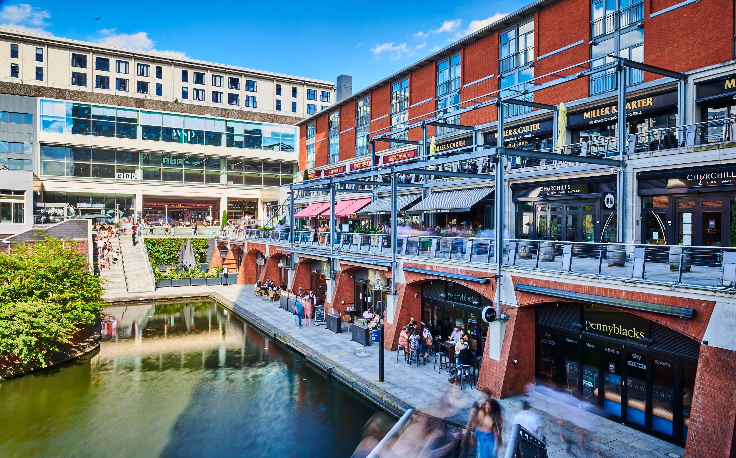 The Mailbox development, once the UK’s largest sorting office