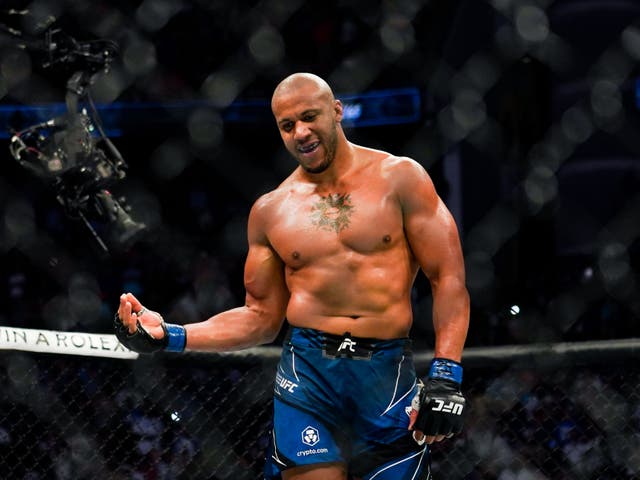 <p>Former interim UFC heavyweight champion Ciryl Gane</p>