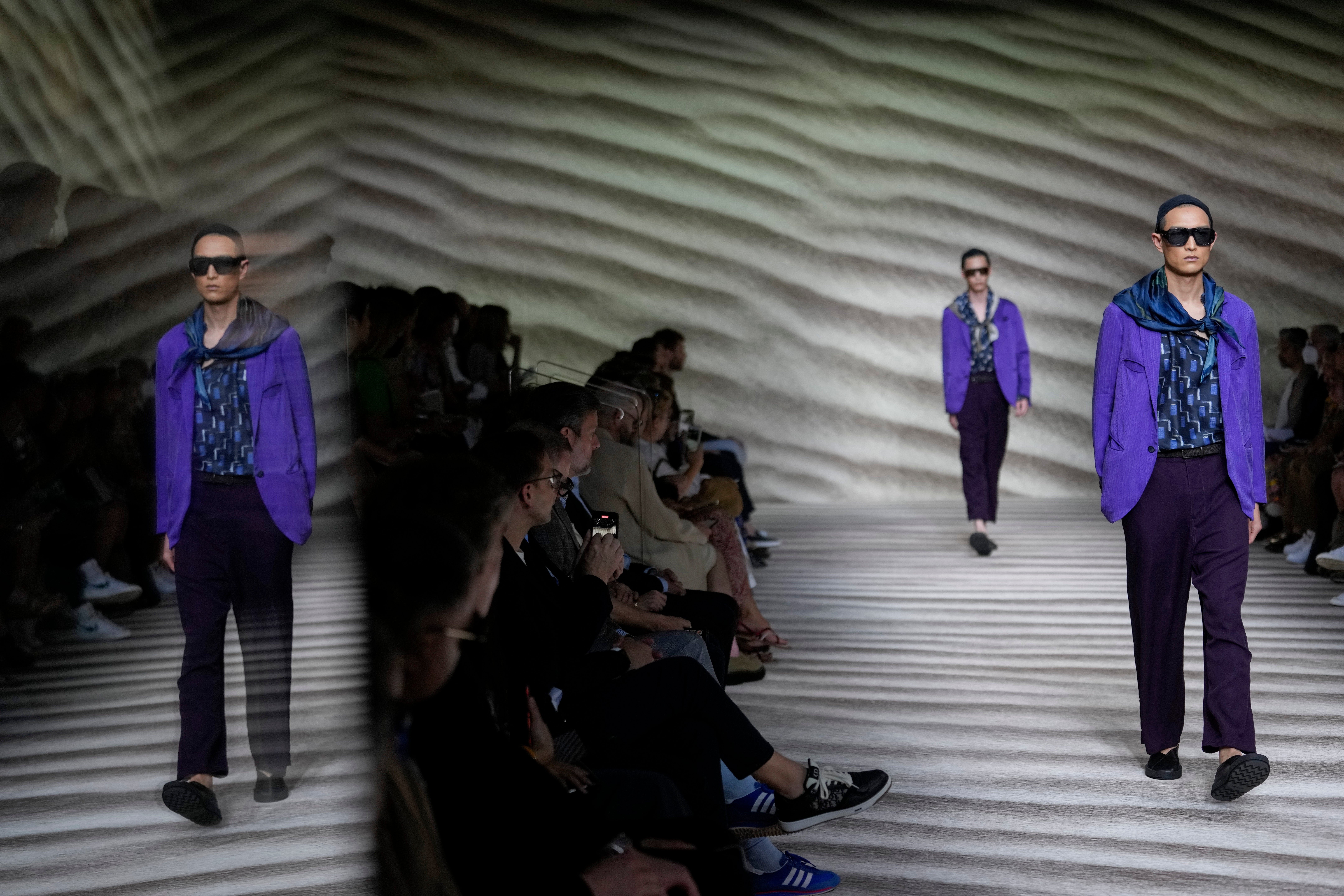 Italy Fashion Giorgio Armani Mens SS 23