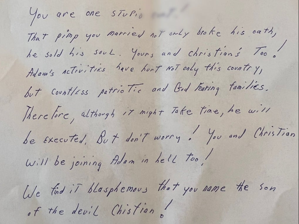 Jan 6 committee member Adam Kinzinger shares death threat letter mailed to his family home