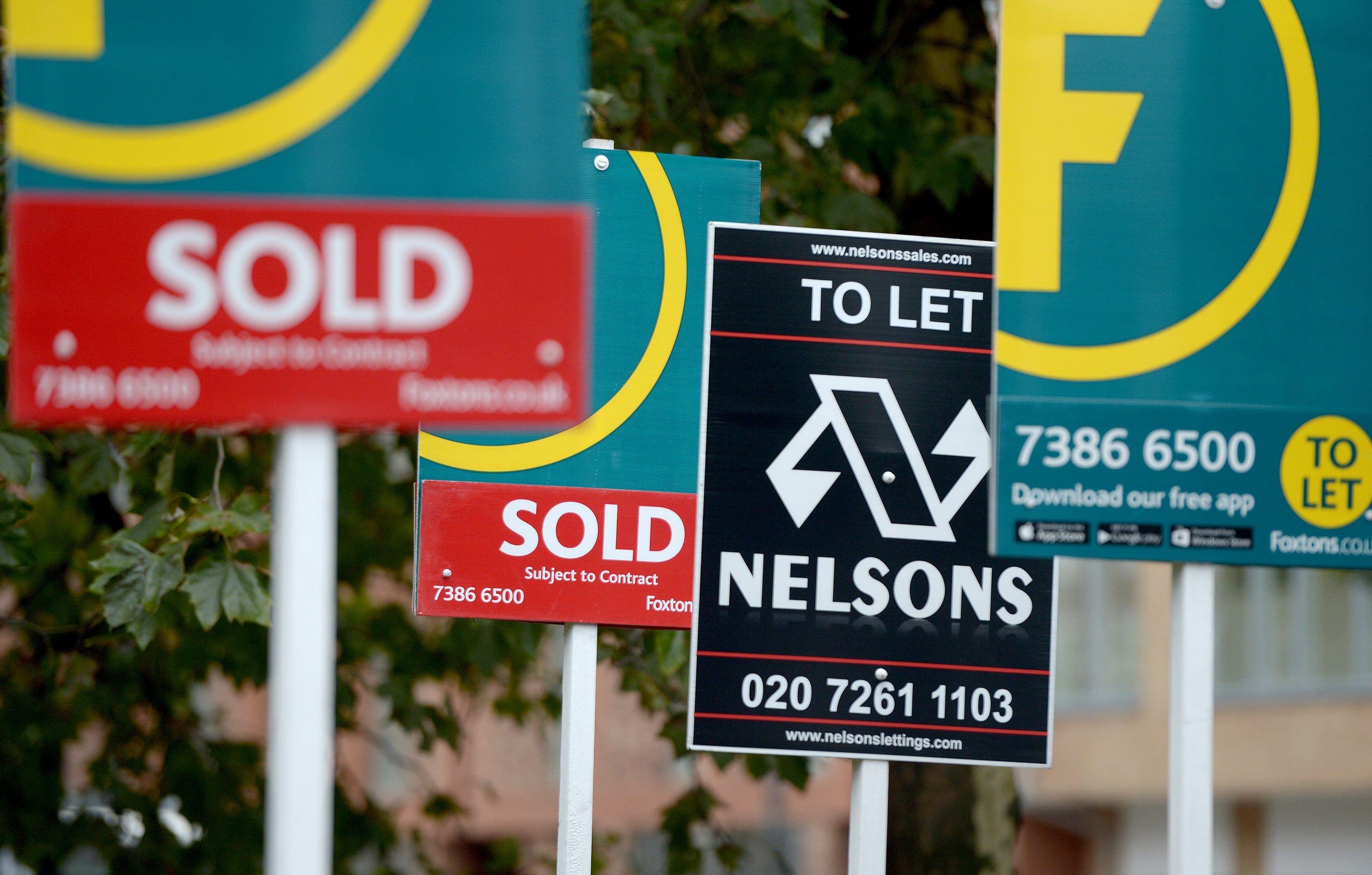 Around 5% fewer house sales took place in May this year than in the same month in 2021, according to HM Revenue and Customs figures (Anthony Devlin/PA)