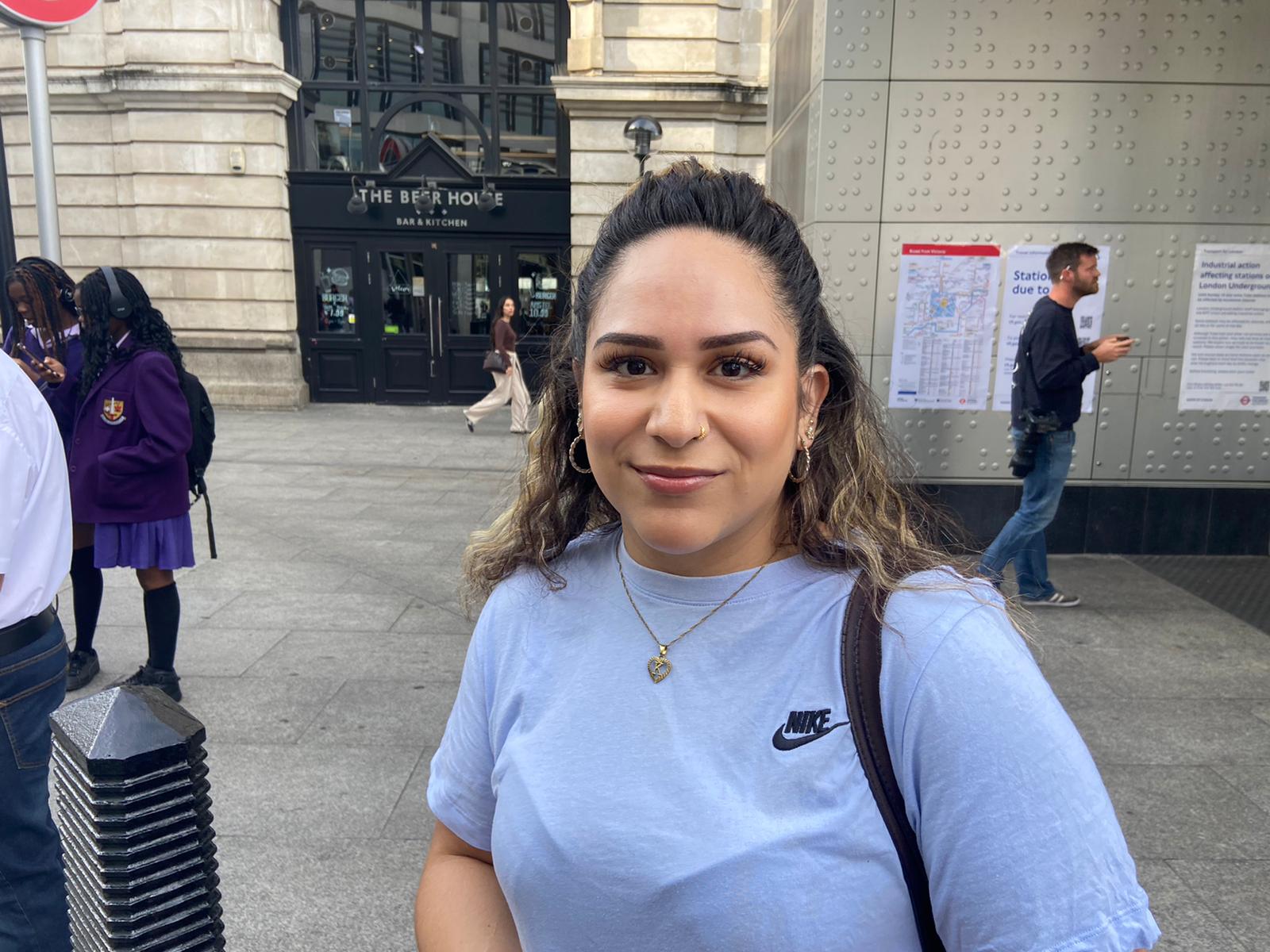 Kim Ramos said she walked over an hour from Camberwell to Victoria