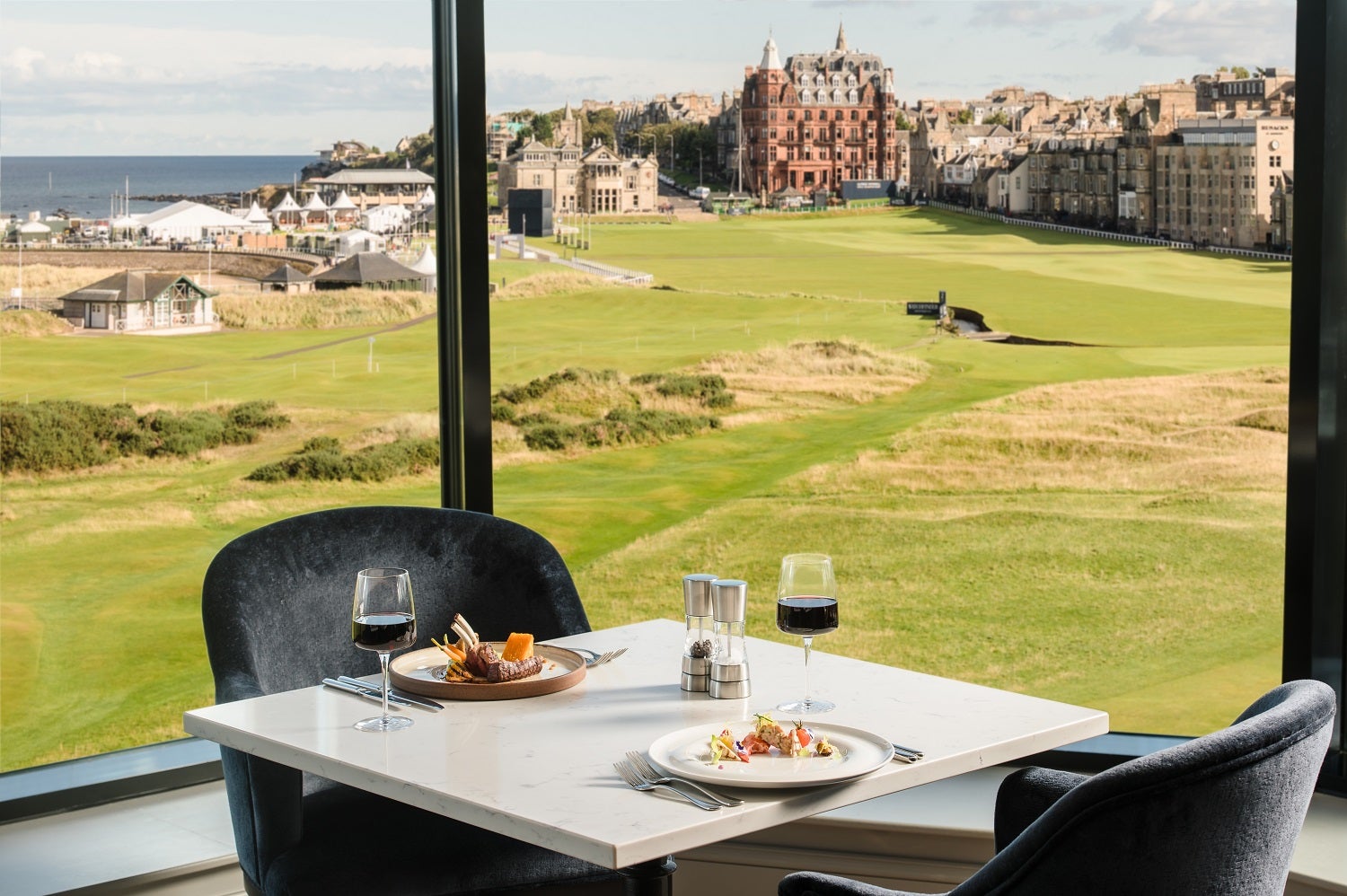 Enjoy an unbeatable view with your dinner