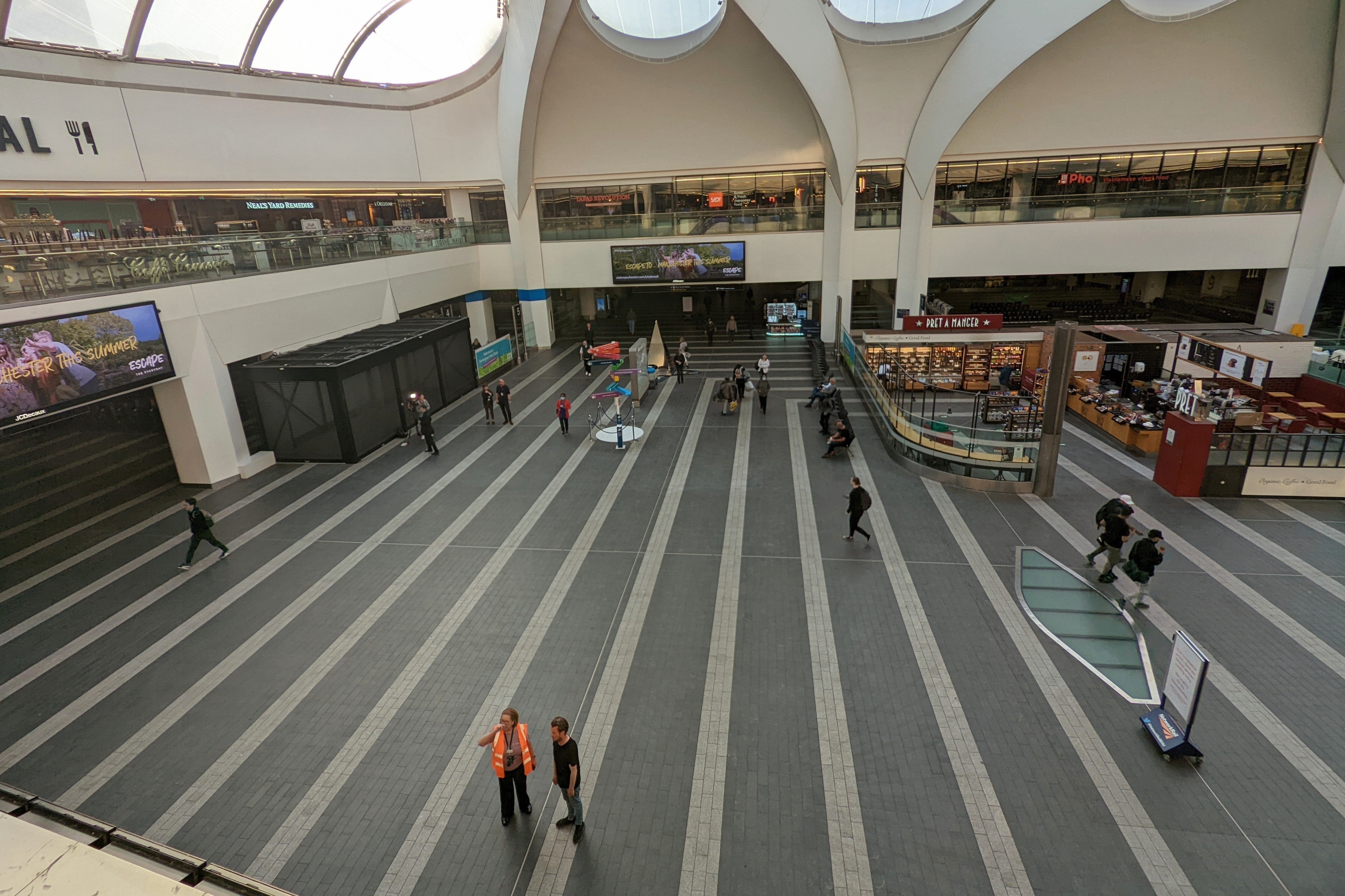 A bare Birmingham New Street Station