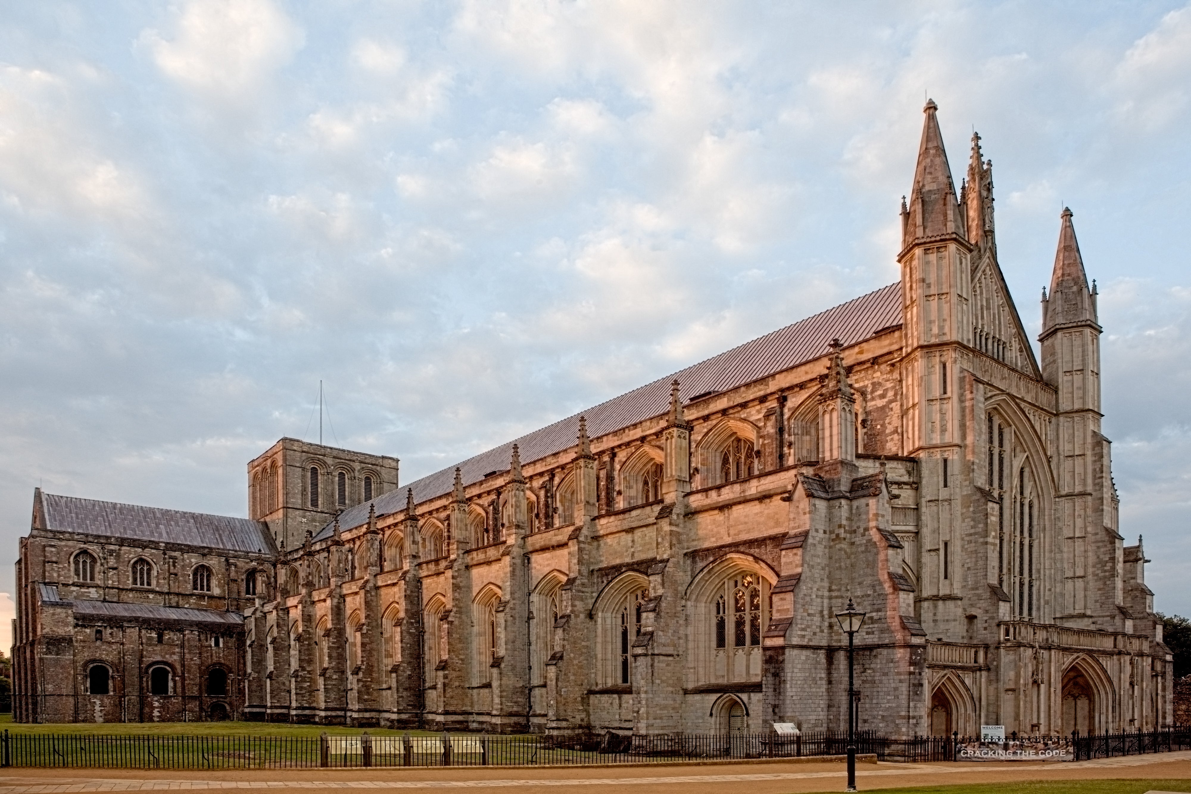 Winchester Cathedral, the site of the former monastery where Domesday Book was written