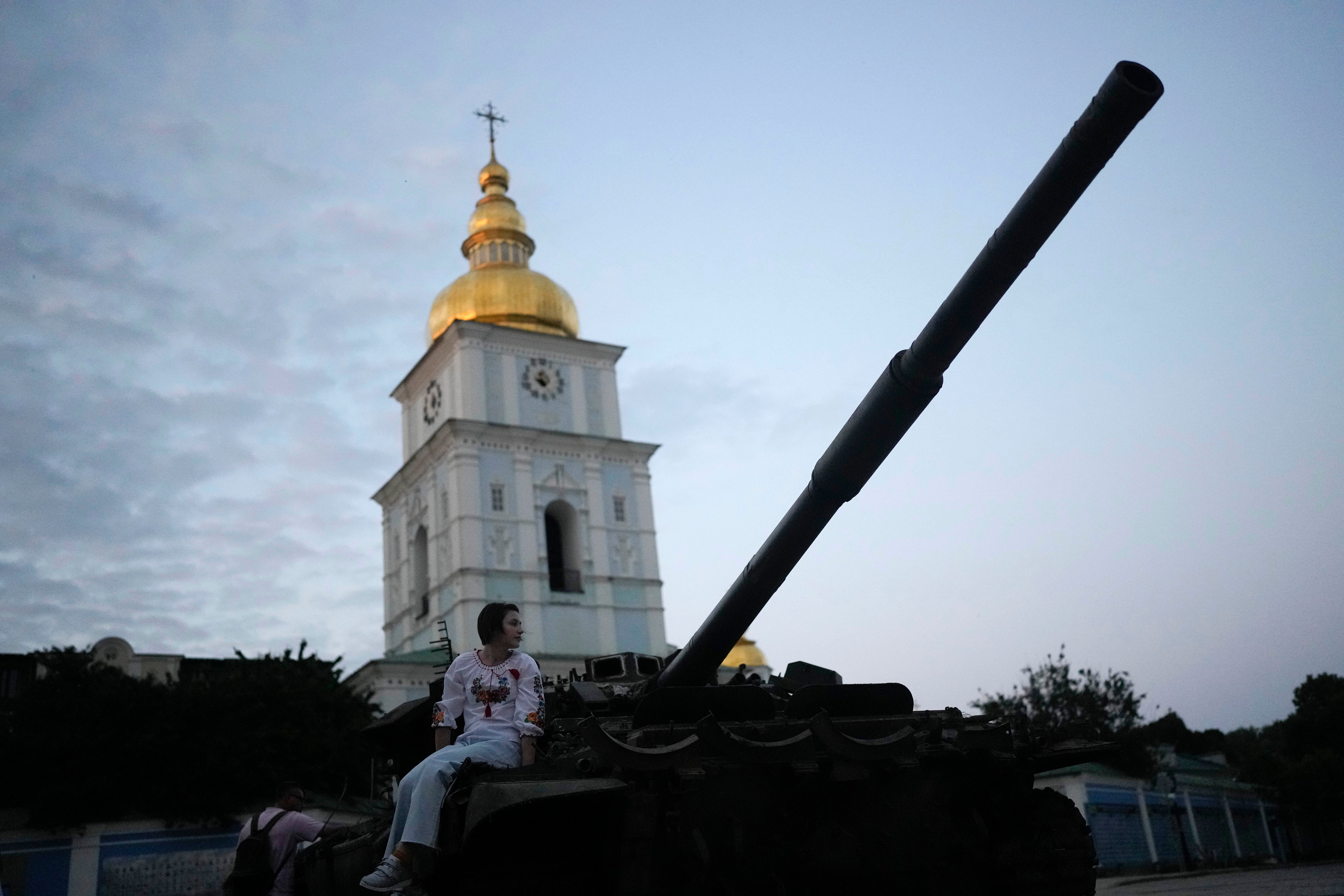 Russia Ukraine War Poland Tanks Exhibit