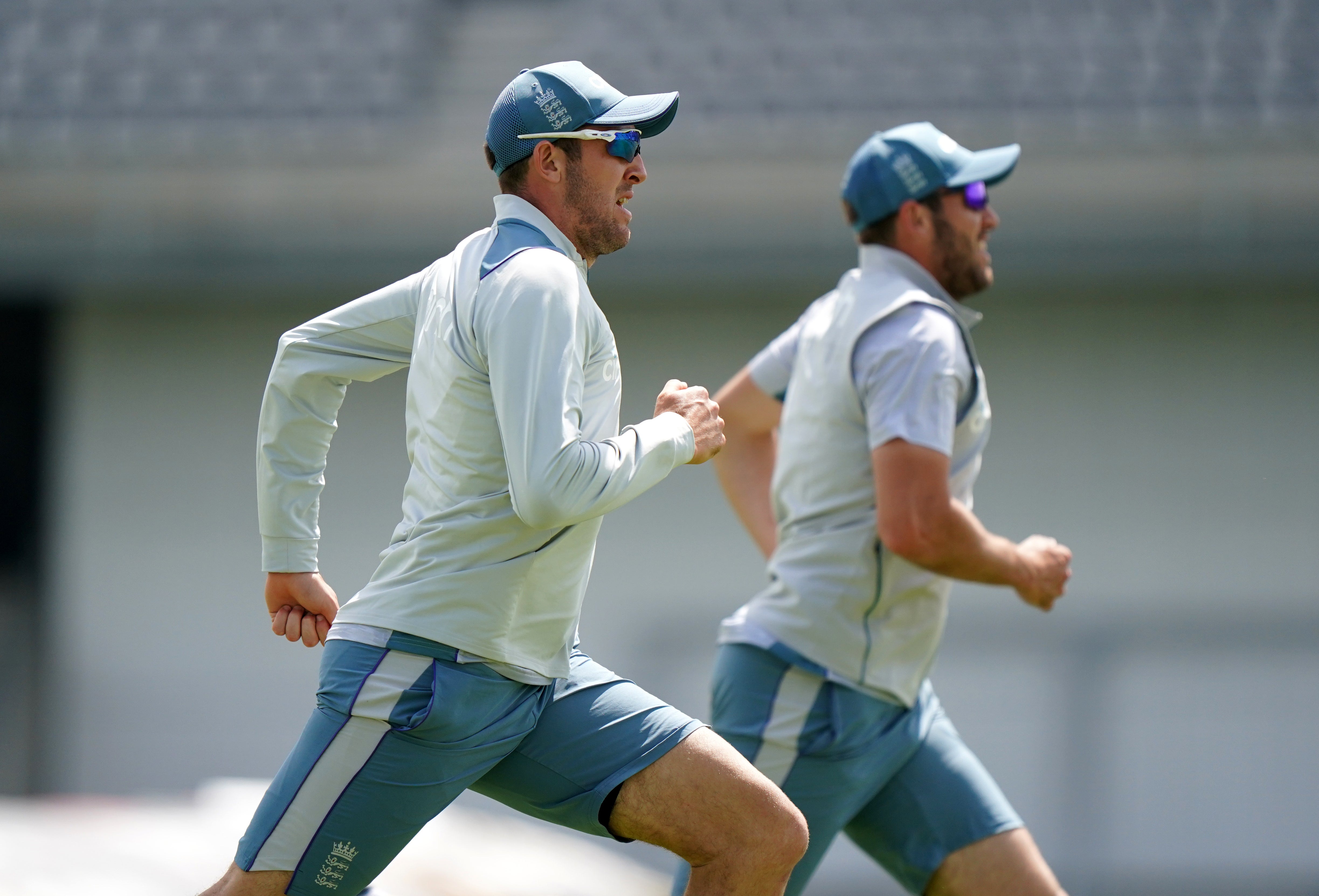 Craig (left) and Jamie Overton are standing by should England decide to rotate their pace attack during the third Test (Tim Goode/PA)