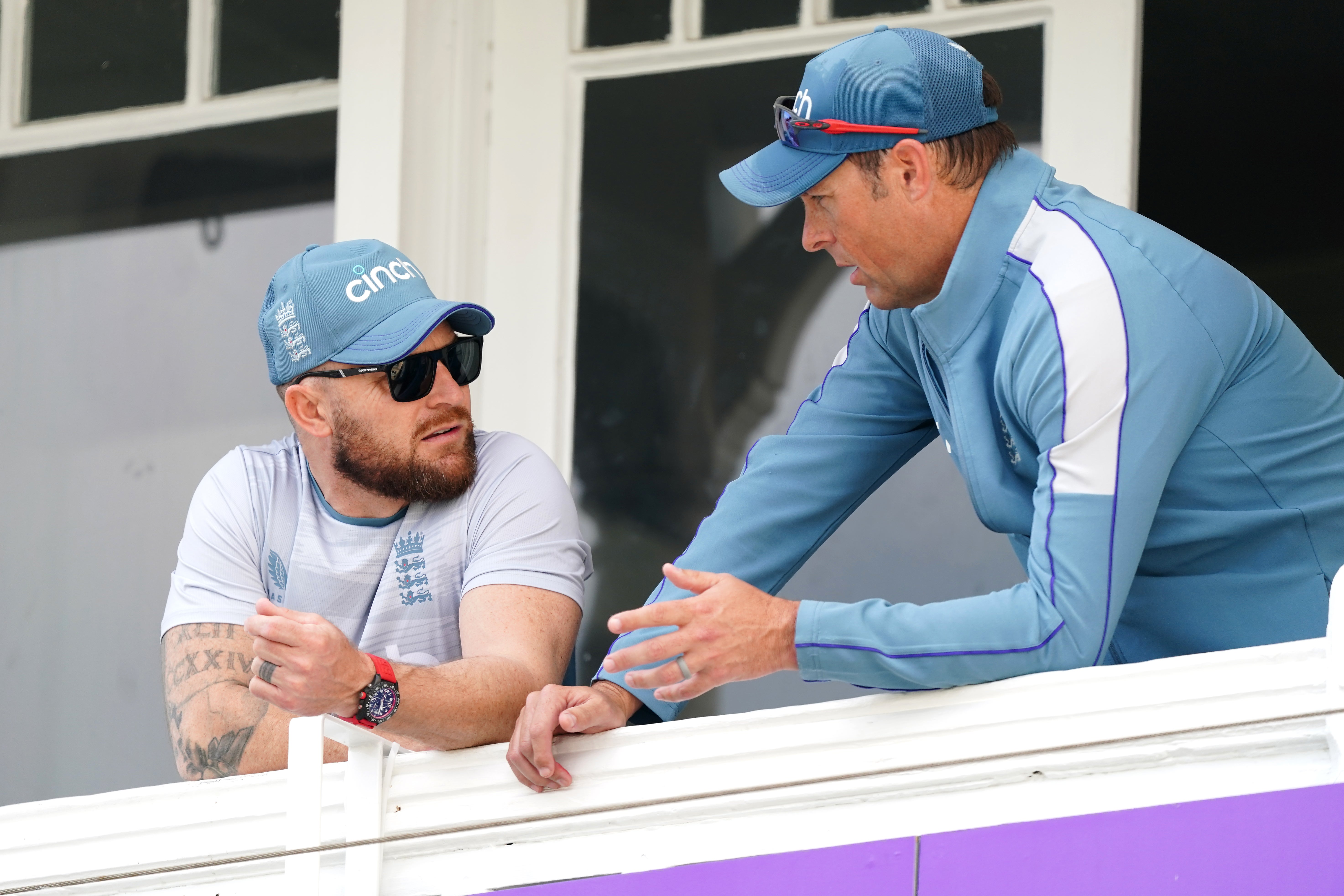 Marcus Trescothick (right) has tested positive for coronavirus (Mike Egerton/PA)