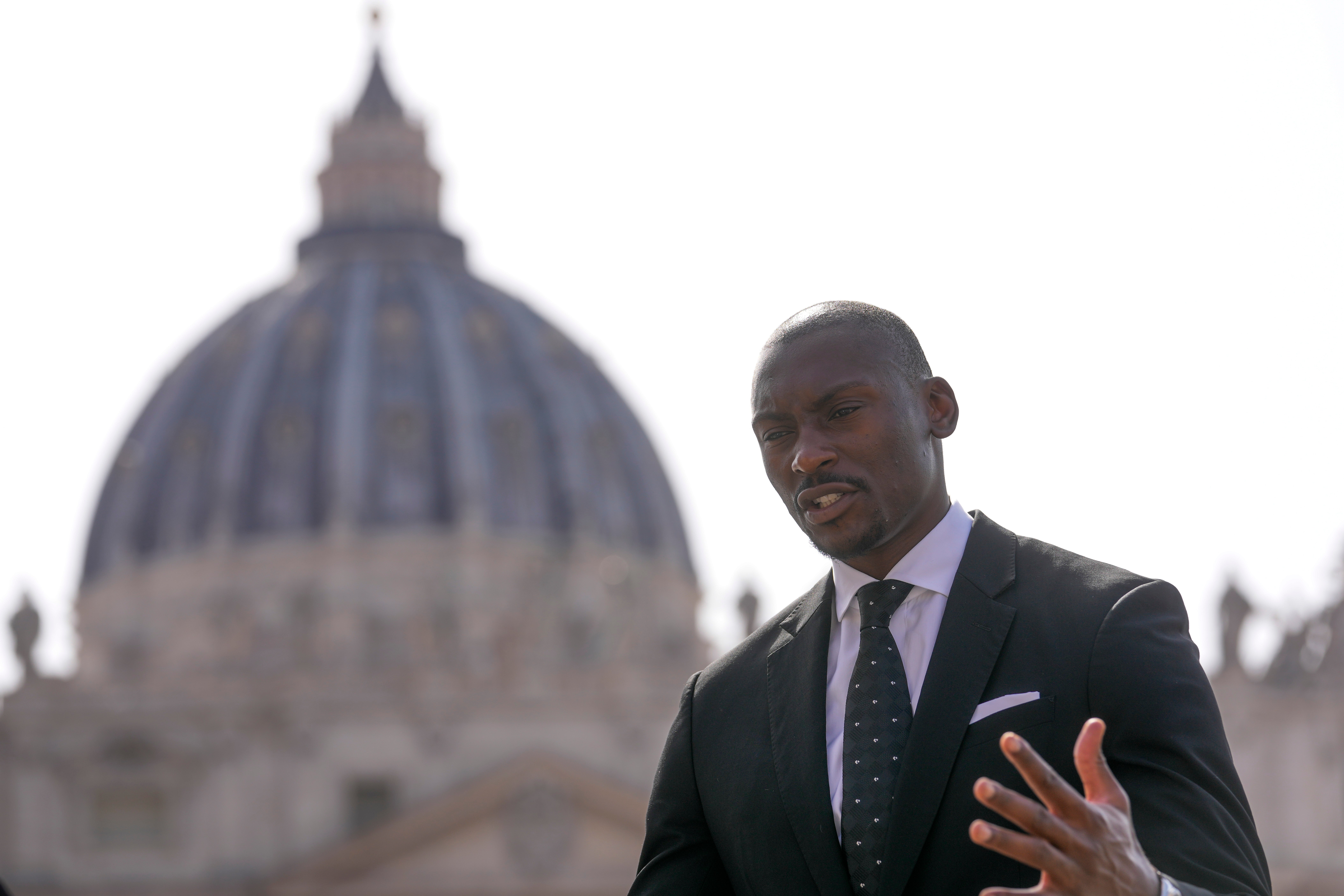 Vatican NBA Bismack Biyombo