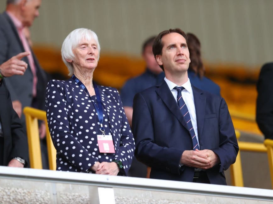 Baroness Sue Campbell and FA CEO Mark Bullingham