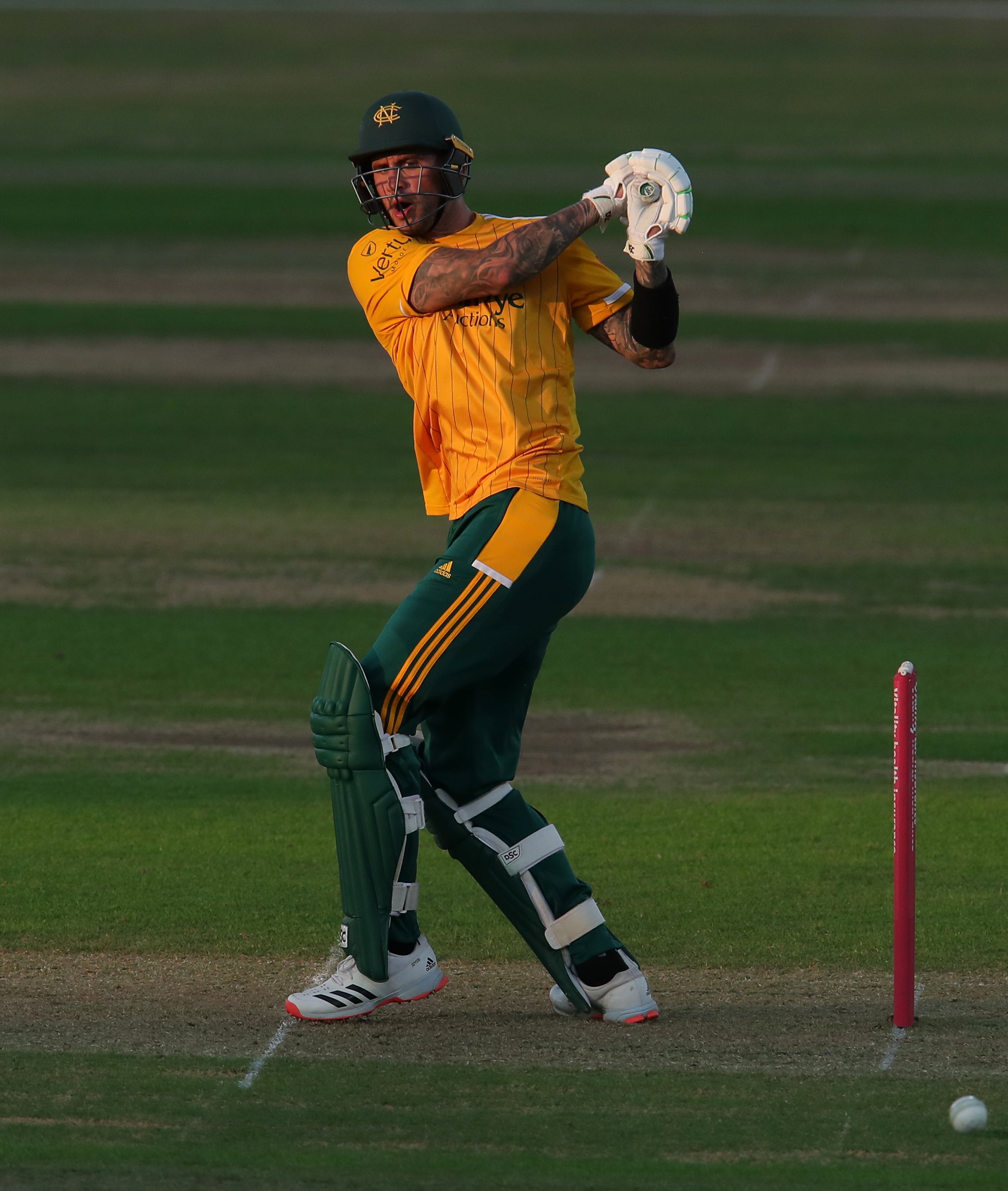 Alex Hales could not prevent Nottinghamshire Outlaws from slipping to defeat by Leicestershire (Simon Marper/PA)