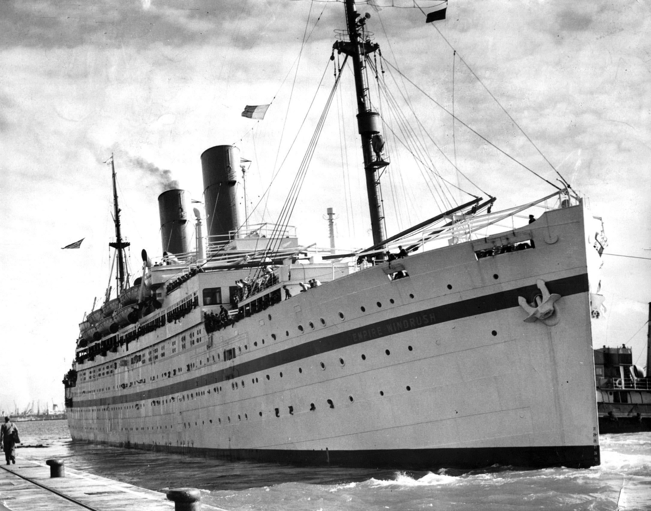 The Windrush brought about 500 immigrants to the UK on its first voyage