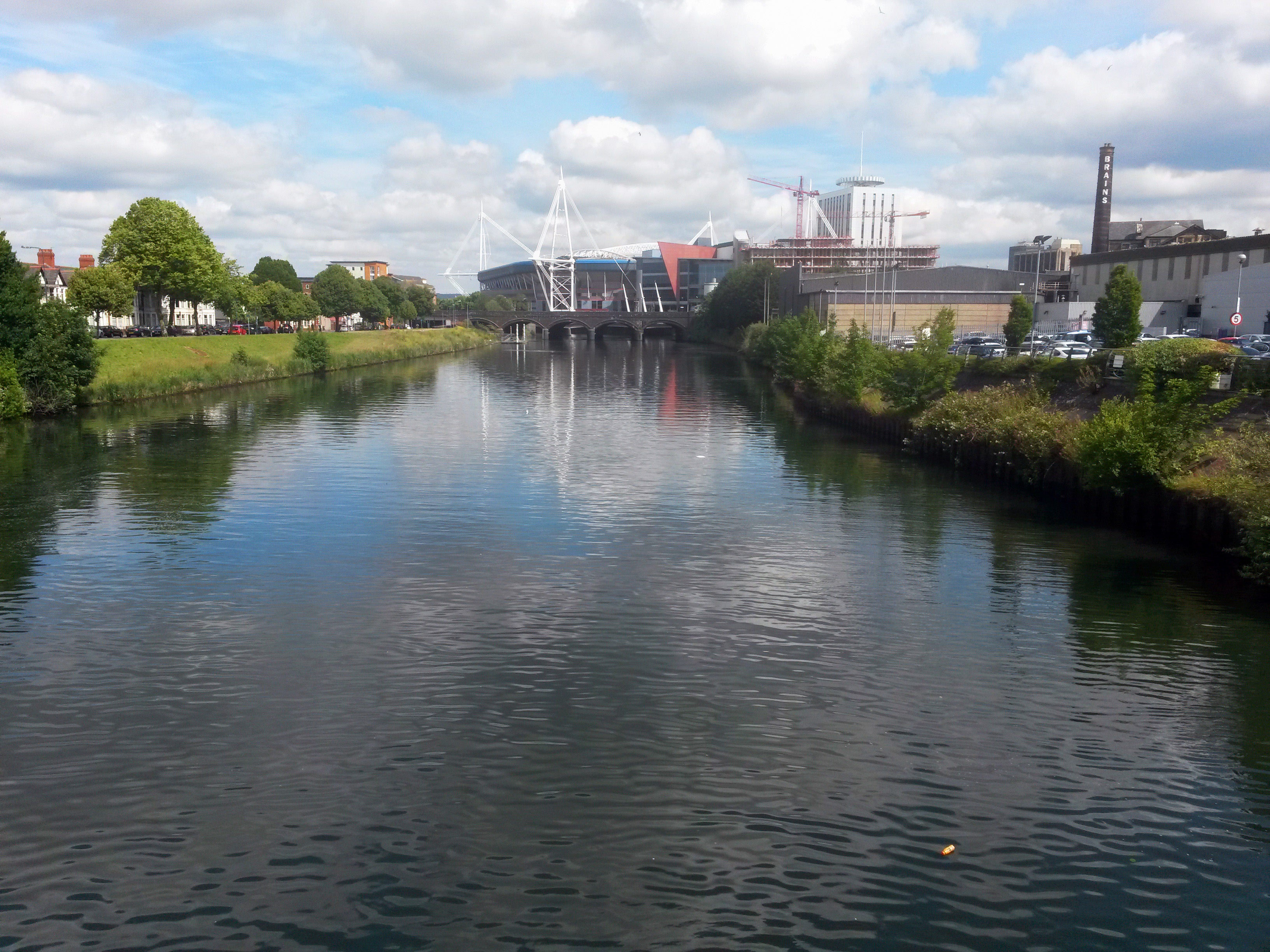 The boy was found in the river an hour after going missing