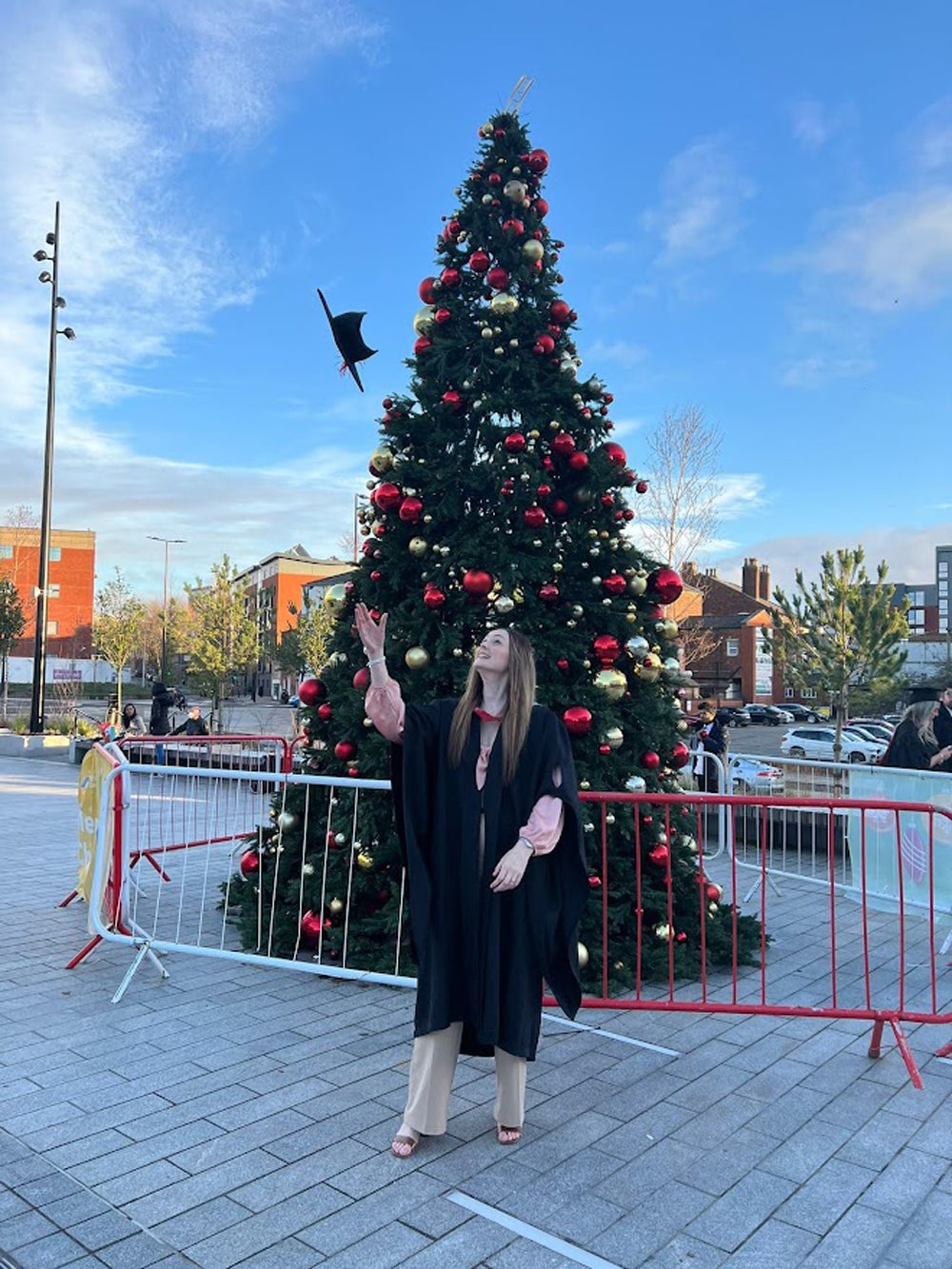 Laura celebrating her graduation in December 2021 (PA Real Life/Collect)