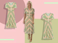 Holly Willoughby’s vintage-inspired midi dress is perfect for summer nuptials 