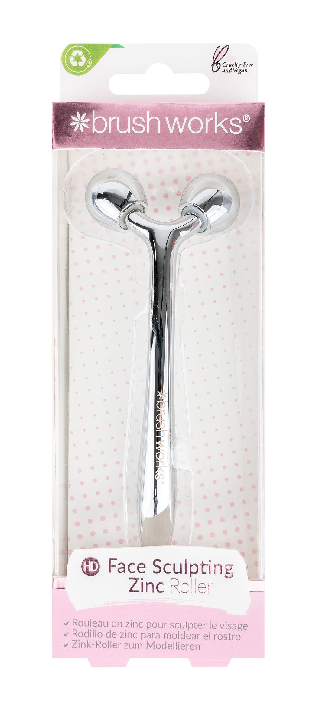 Brushworks face sculpting zinc roller