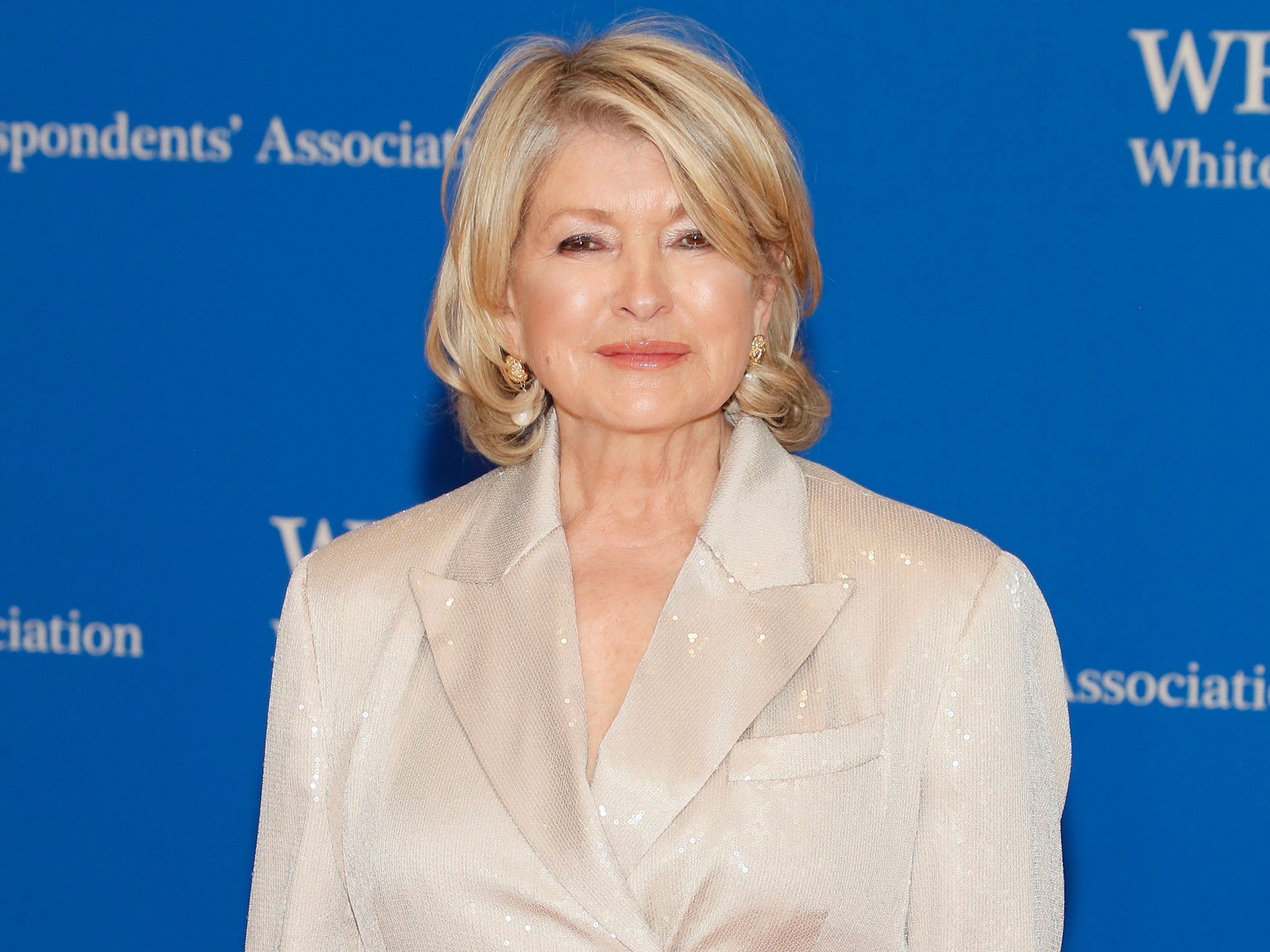 Martha Stewart attends the 2022 White House Correspondents' Association Dinner at Washington Hilton