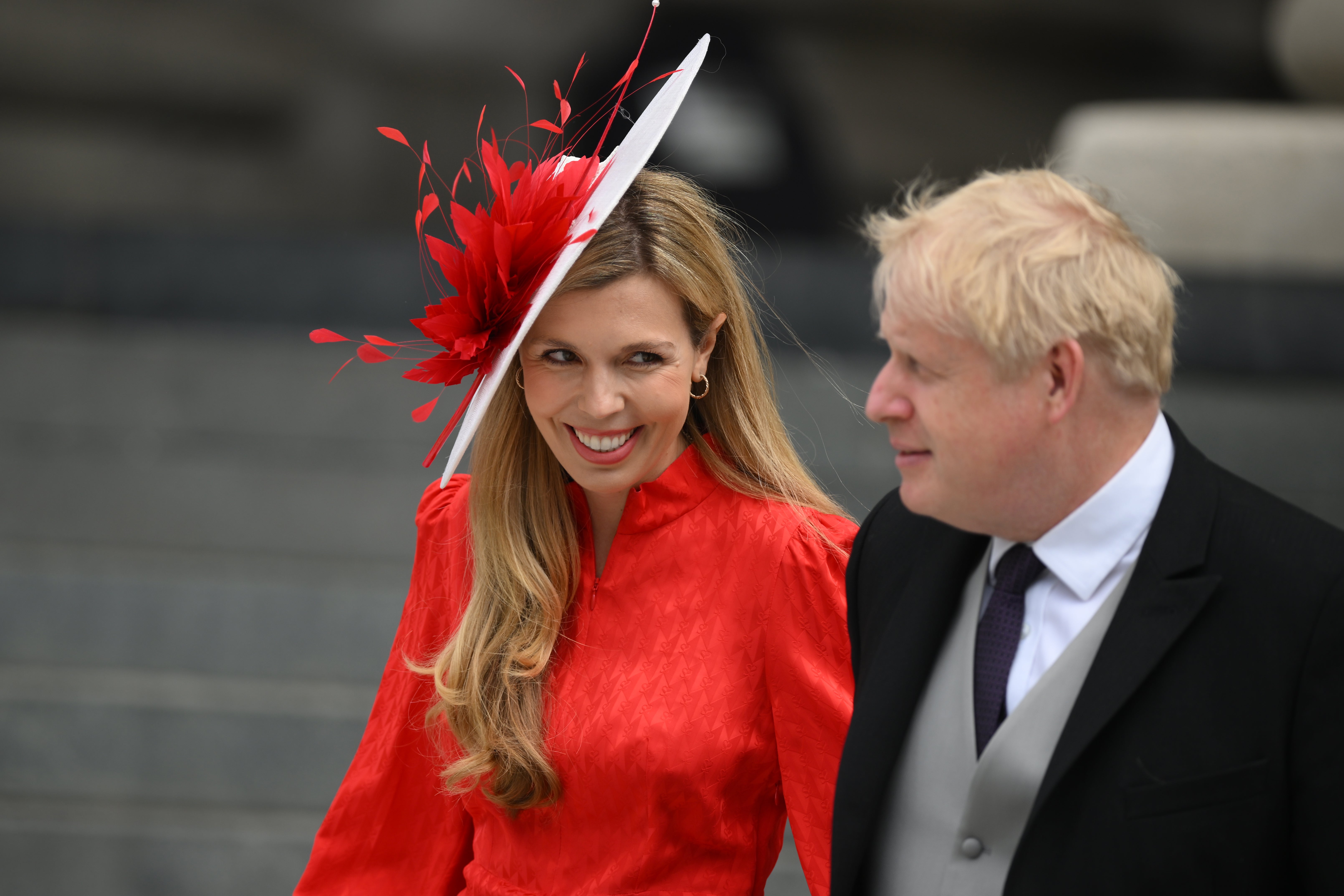 Boris Johnson and wife Carrie Johnson