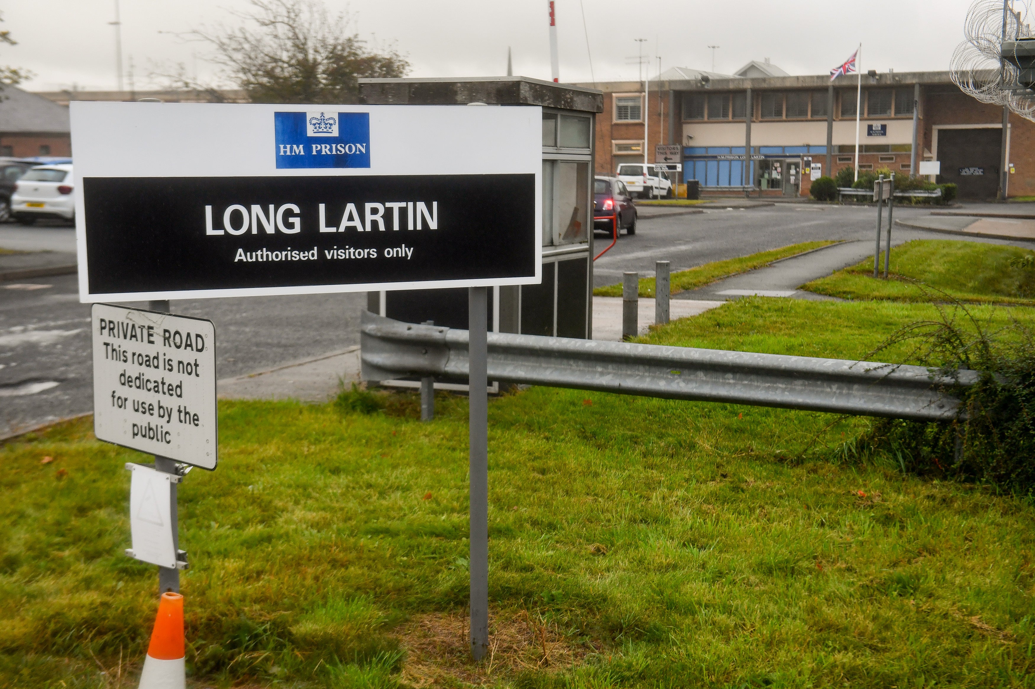 HMP Long Lartin, near Evesham, where Nicholas Bidar is being held