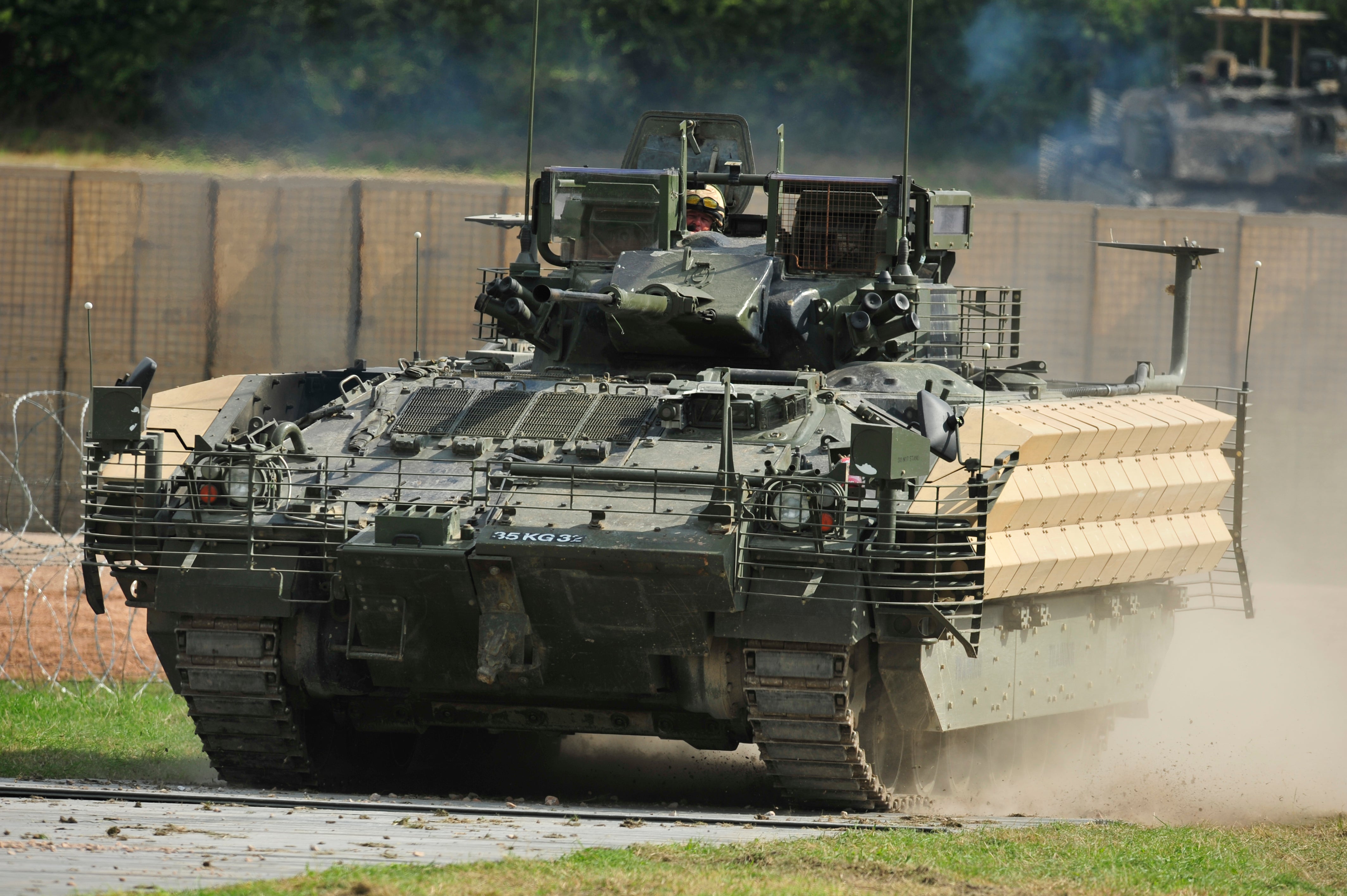 The soldier was hit by a Warrior infantry fighting vehicle during routine exercises, Wiltshire Police said (Ben Birchall/PA)