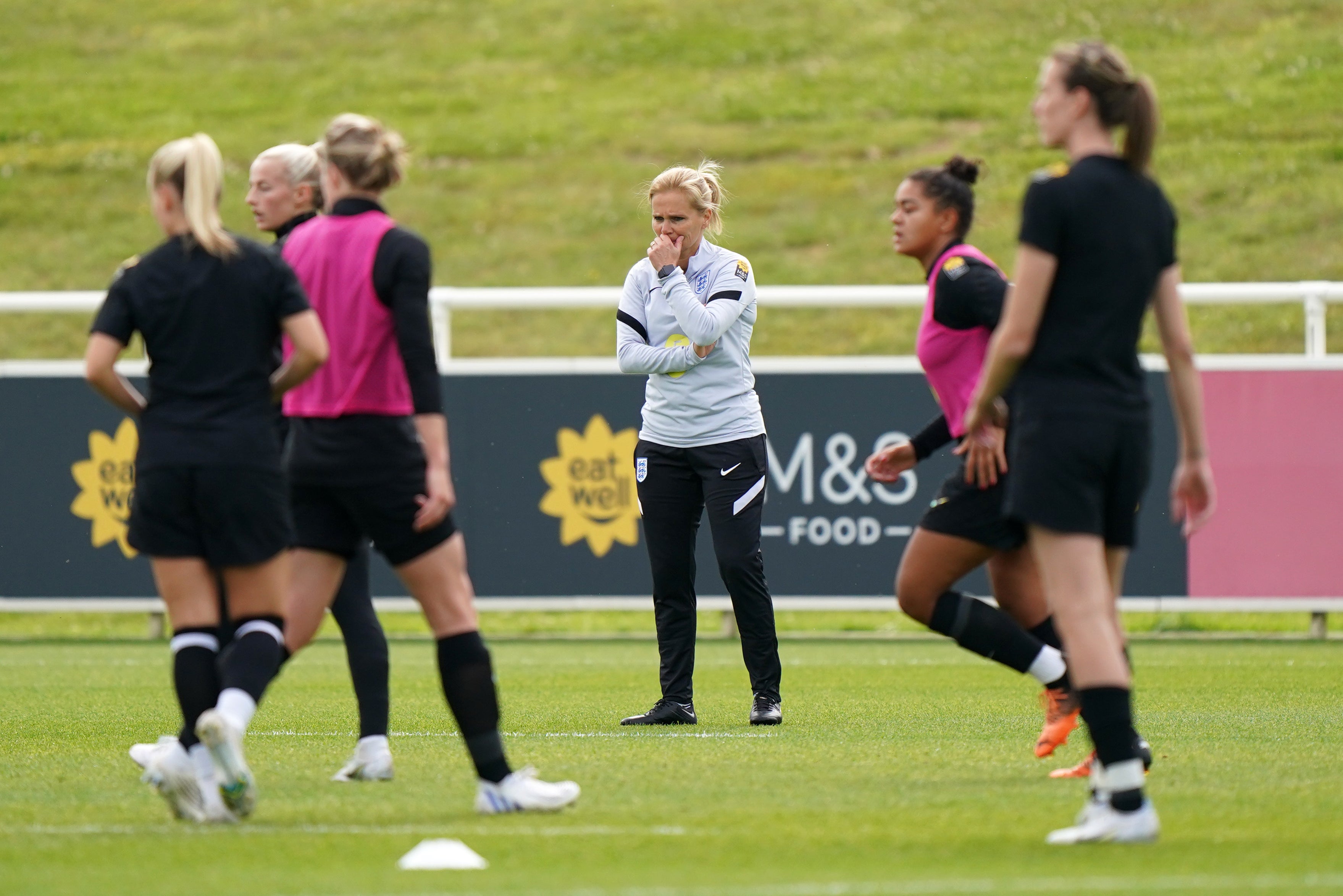 Sarina Wiegman’s England get their home Euros campaign under way by playing Austria at Old Trafford on July 6 (Tim Goode/PA).