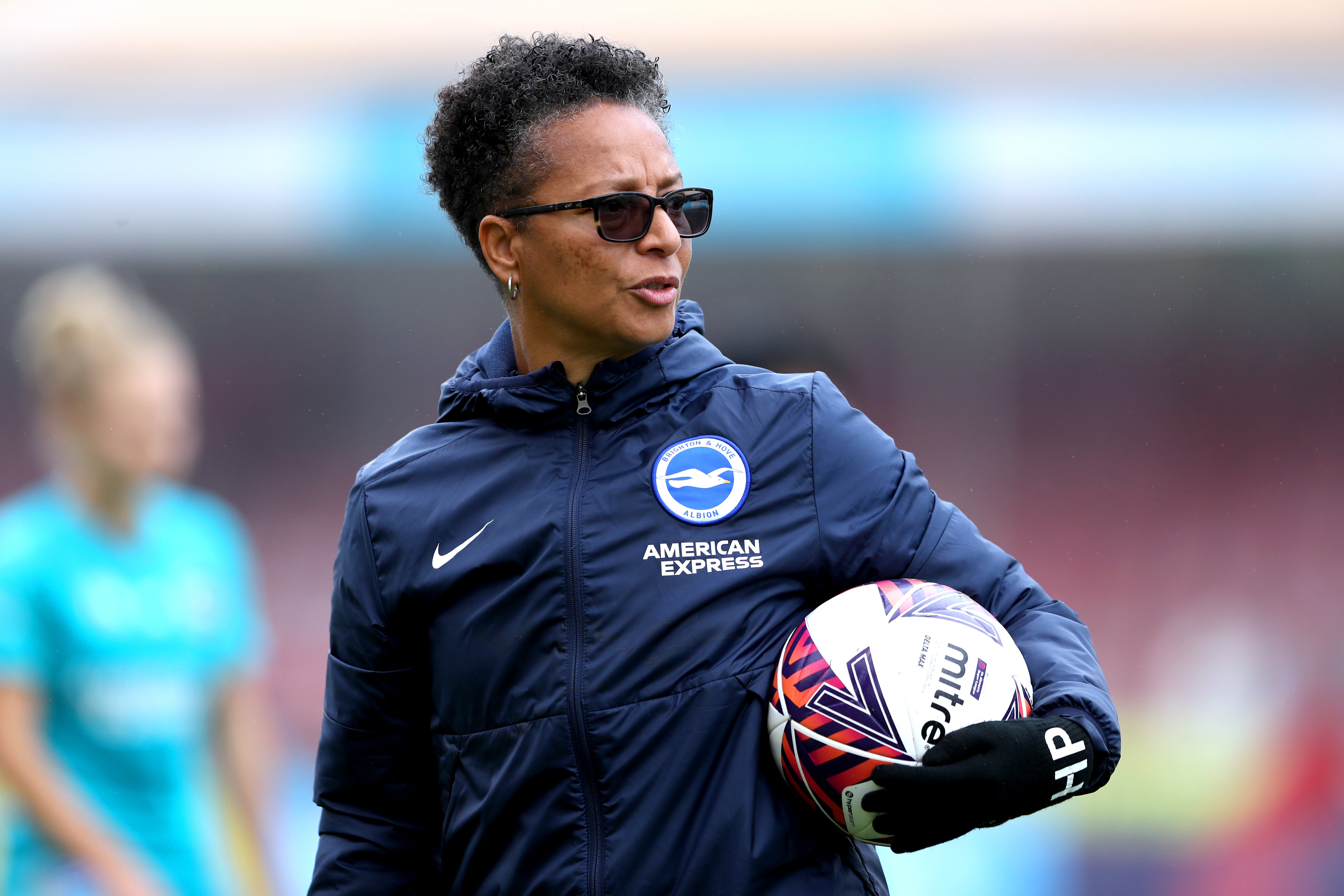 Brighton boss Hope Powell managed England from 1998 to 2013 (Kieran Cleeves/PA).