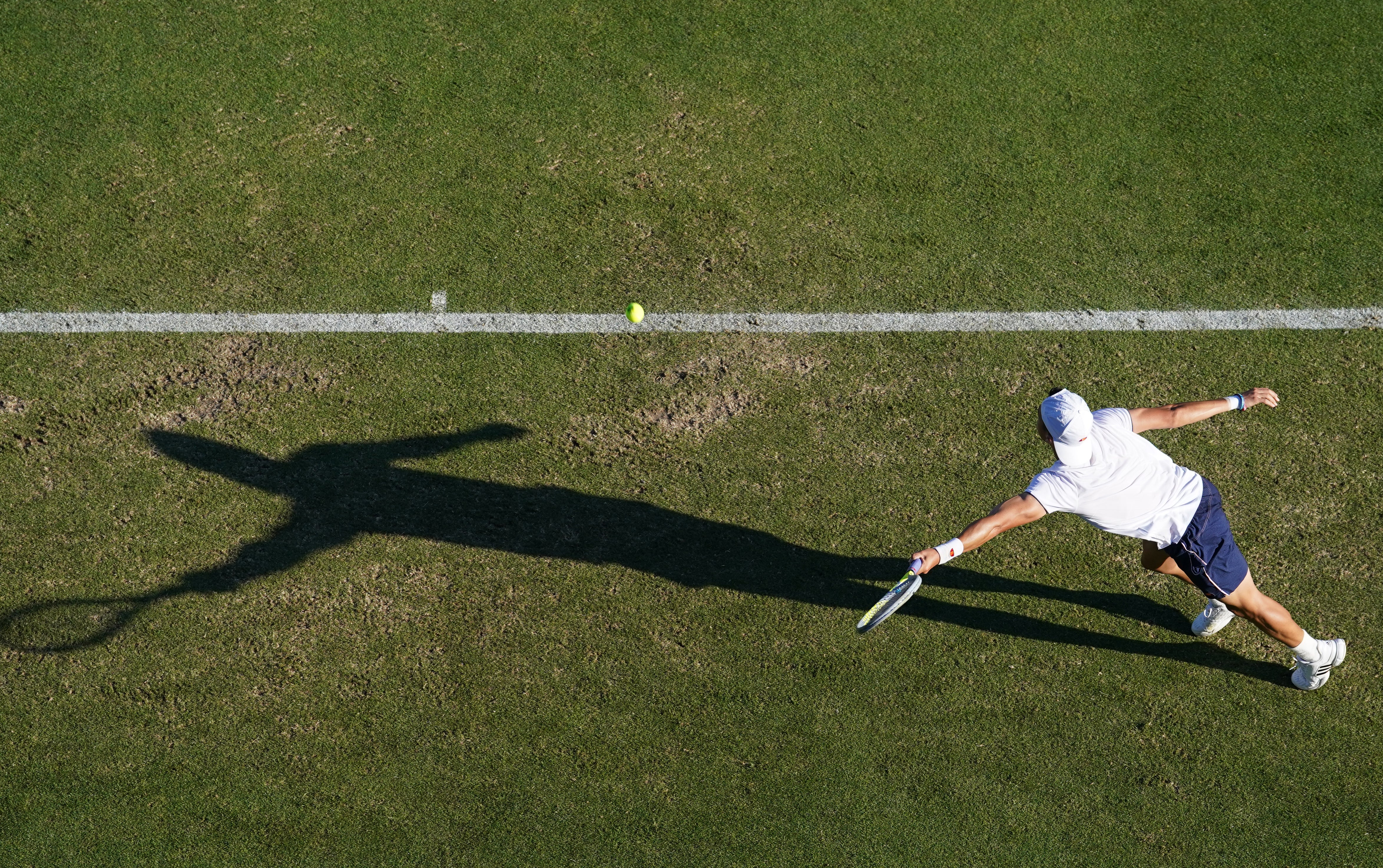 Ryan Peniston saw his match with Pedro Martinez suspended (Gareth Fuller/PA)