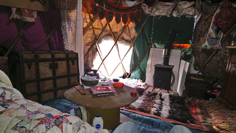 Inside the yurt (Collect/PA Real Life)