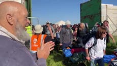 Glastonbury 2022: Michael Eavis greets revelers as gates open for first day of festival