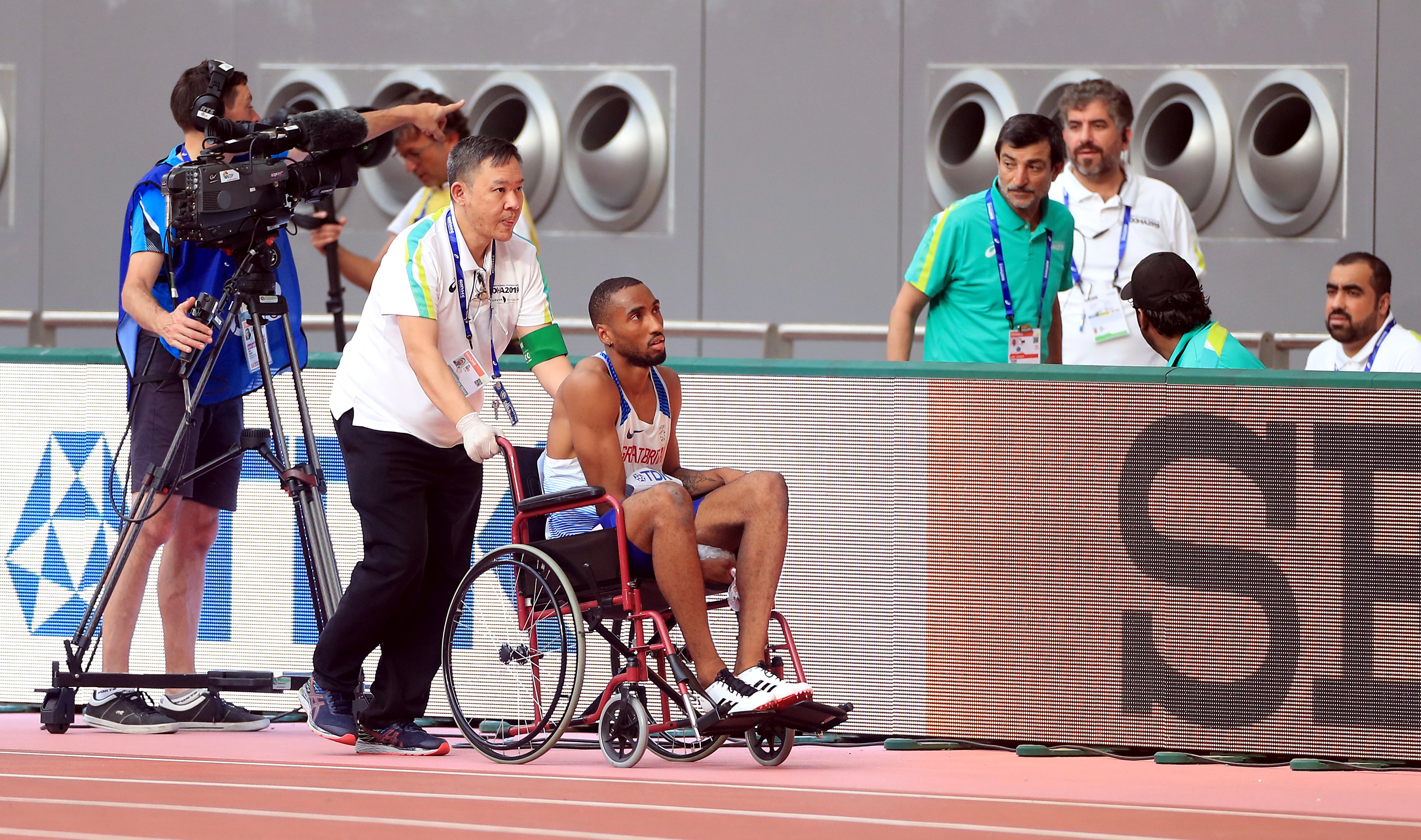 Hudson-Smith suffered a hamstring injury at the World Championships in 2019 (Mike Egerton/PA)