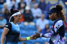 Serena Williams withdraws from Eastbourne due to injury to doubles partner Ons Jabeur 