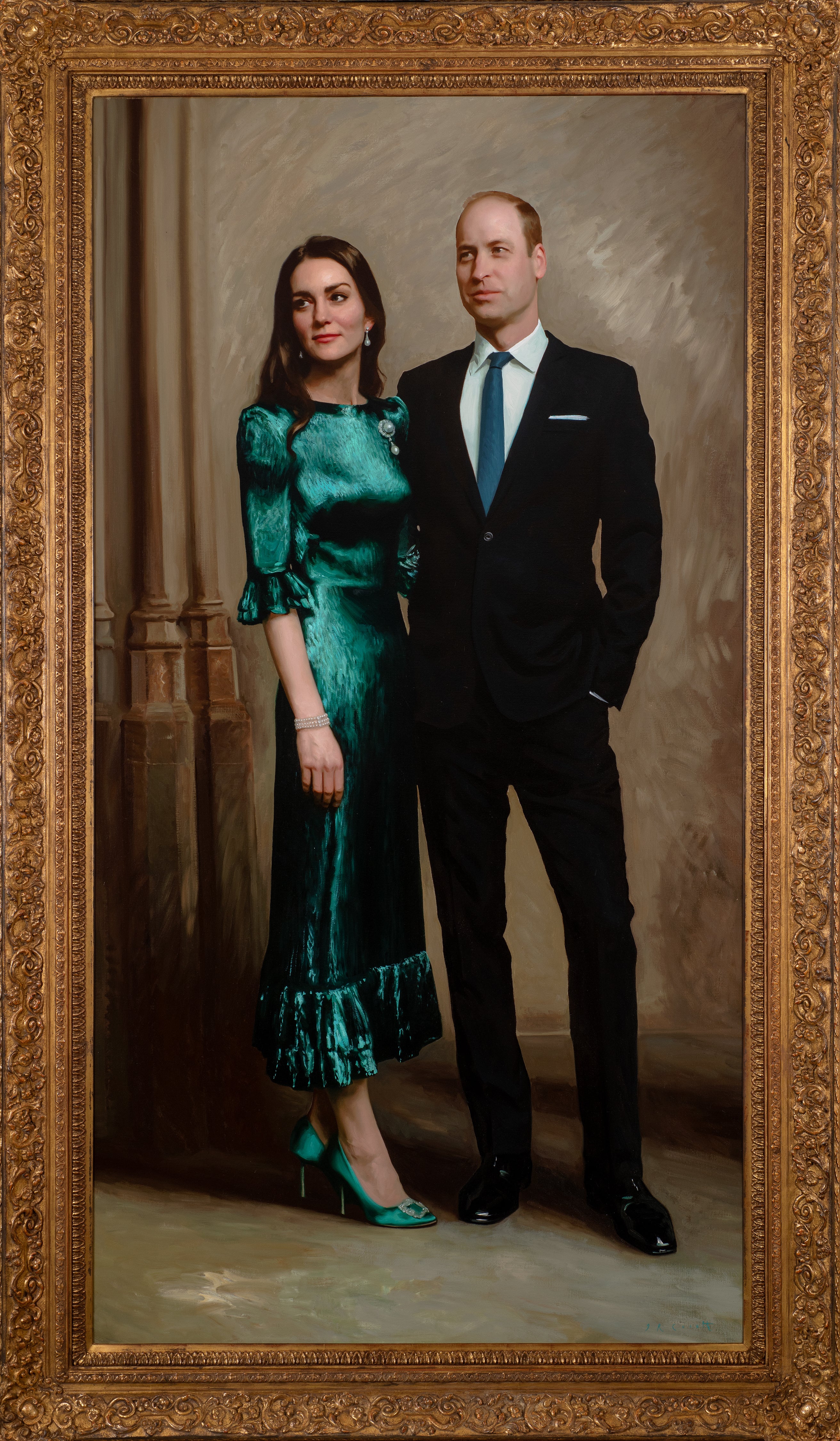 The new painting of Prince William and Kate Middleton