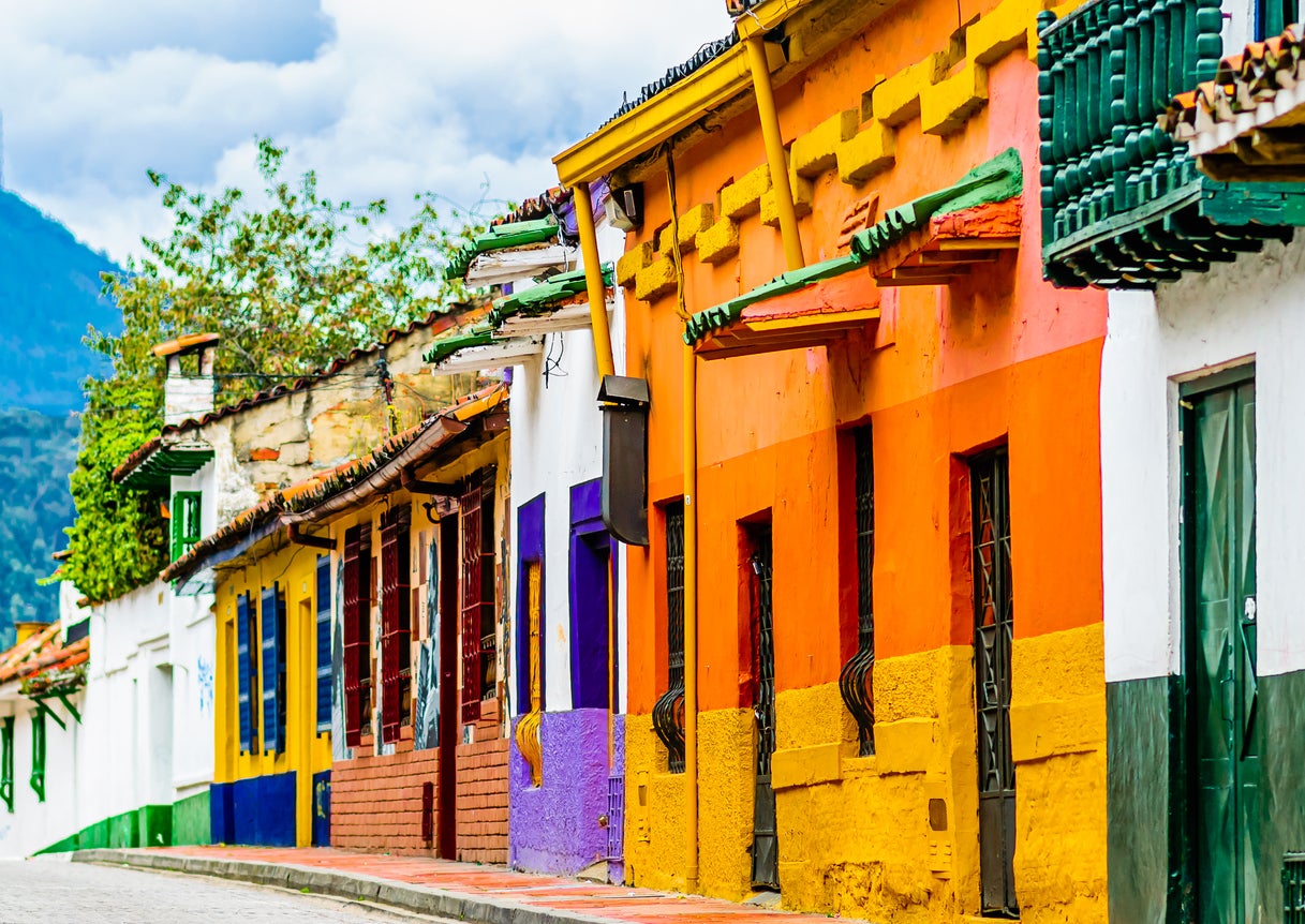 La Candelaria area of Bogota, Colombia