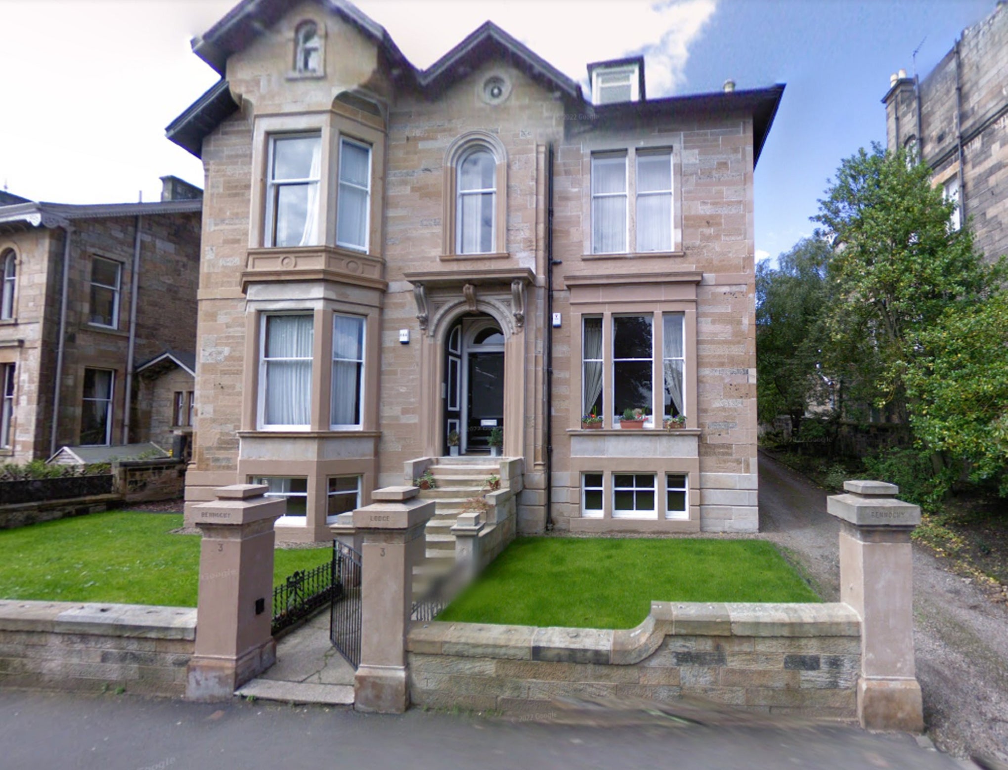 The property where Alexander Blue lived, pictured on Google street view in July 2008 six years after his murder