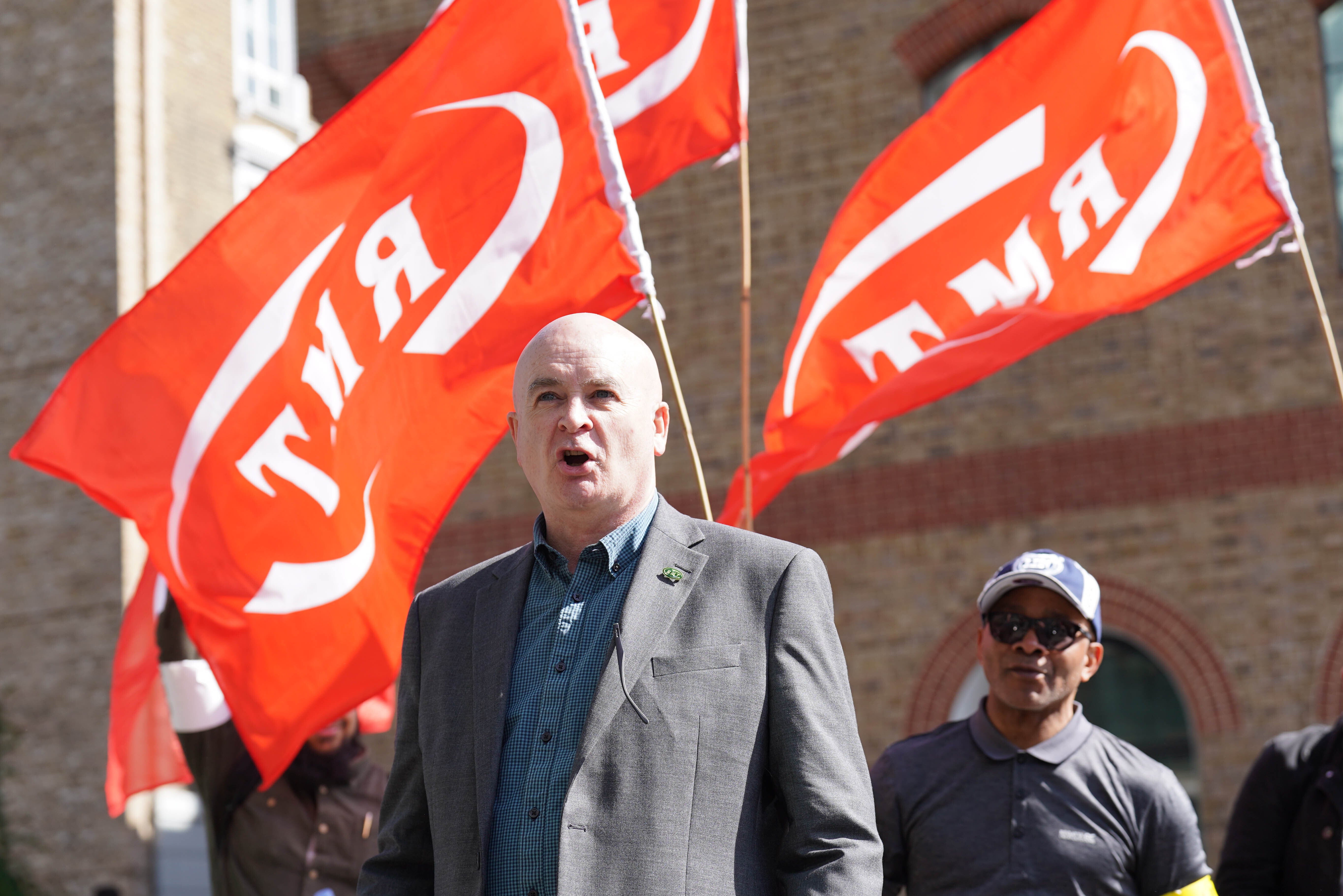 RMT general secretary Mick Lynch (Stefan Rousseau/PA)