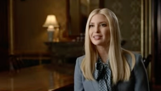 Ivanka Trump is interviewed for the forthcoming documentary series ‘Unprecedented’.