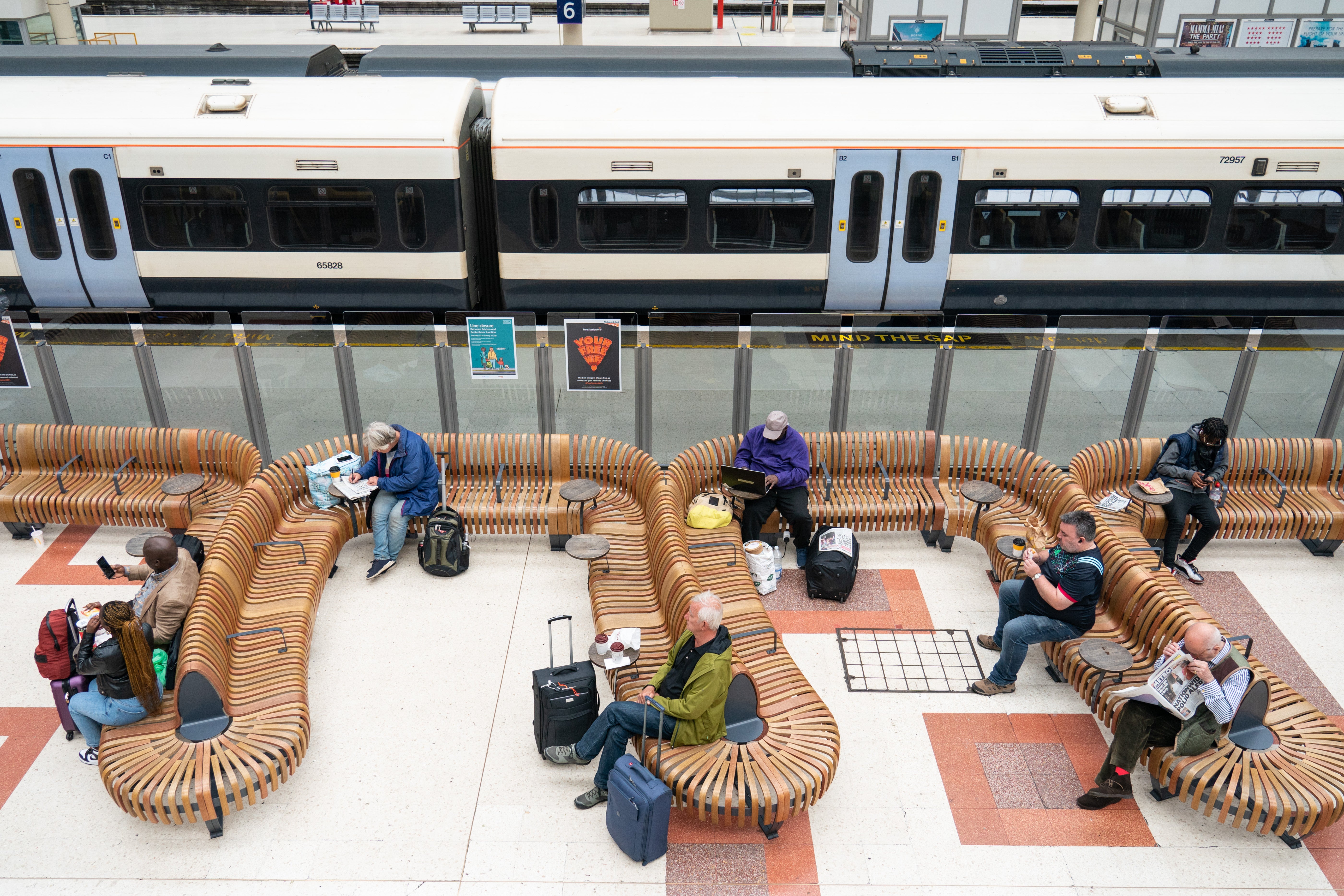 Rail passengers are suffering more disruption on Friday because of a deadlocked dispute over jobs, pay and conditions (Dominic Lipinski/PA)