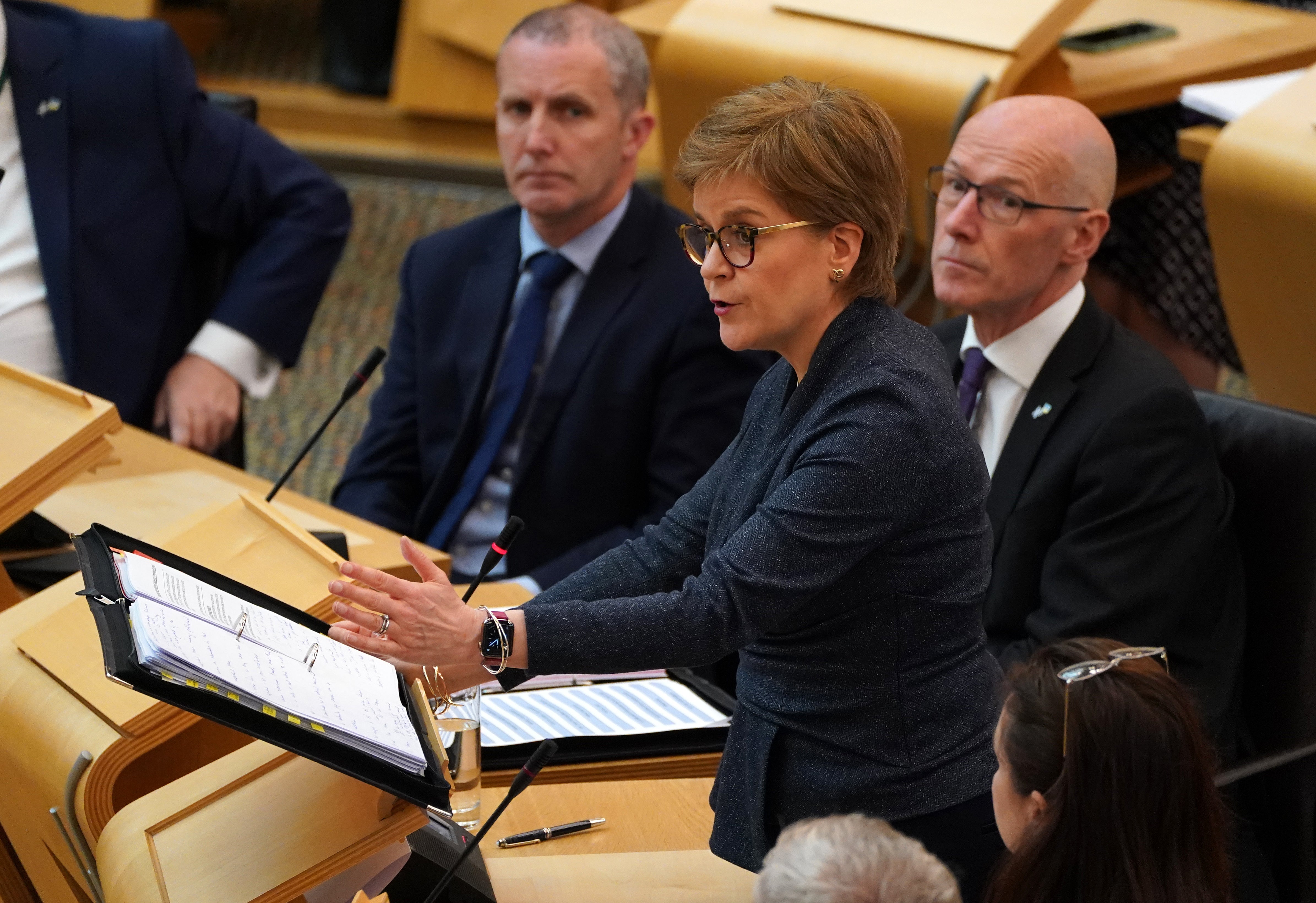 The First Minister was speaking from the Royal Highland Show near Edinburgh (Andrew Milligan/PA)