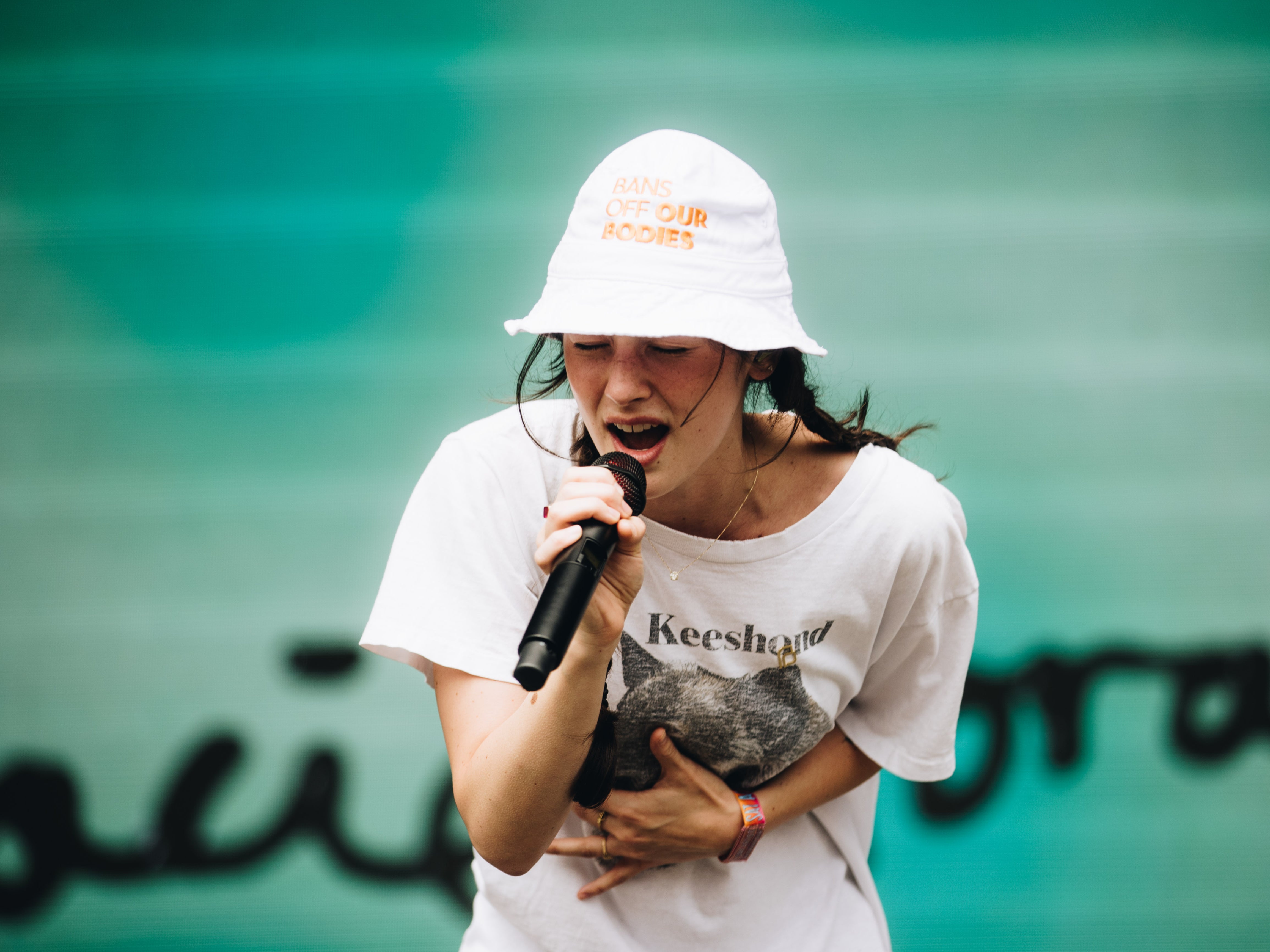 Gracie Abrams performing live at Austin City Limits festival in 2021