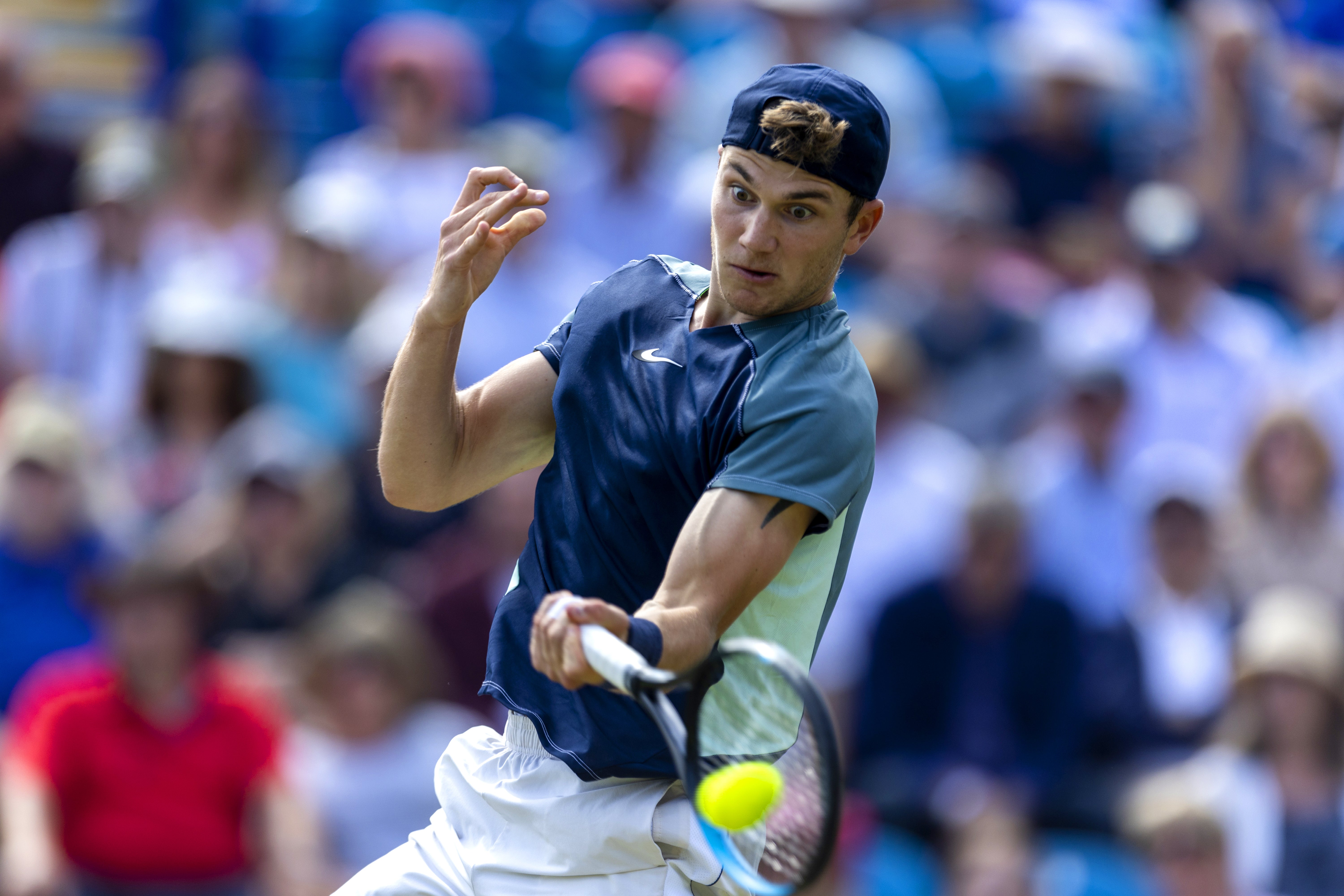 Jack Draper has been showing his potential on grass (Steven Paston/PA)