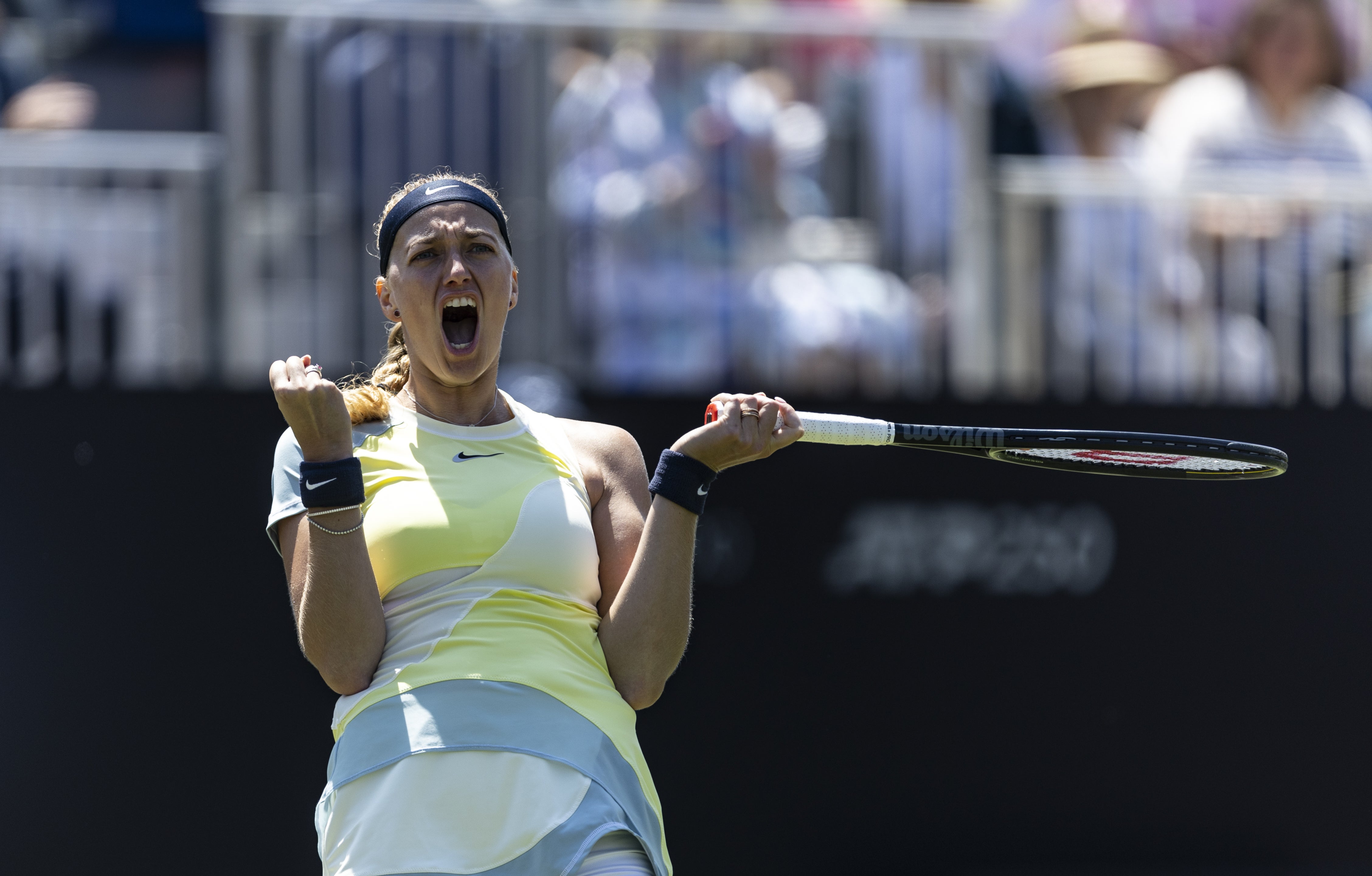 Petra Kvitova booked a place in the women’s final