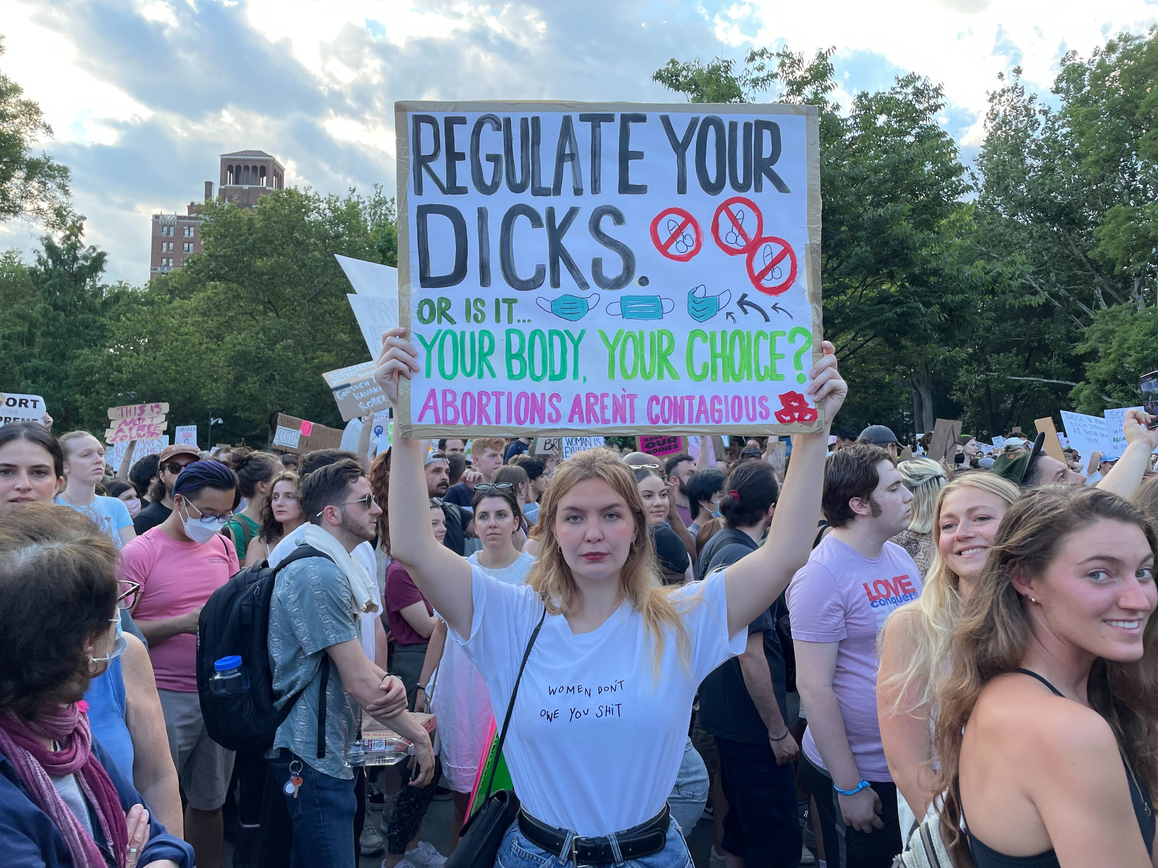 Natalija Knipse in Washington Square Park.