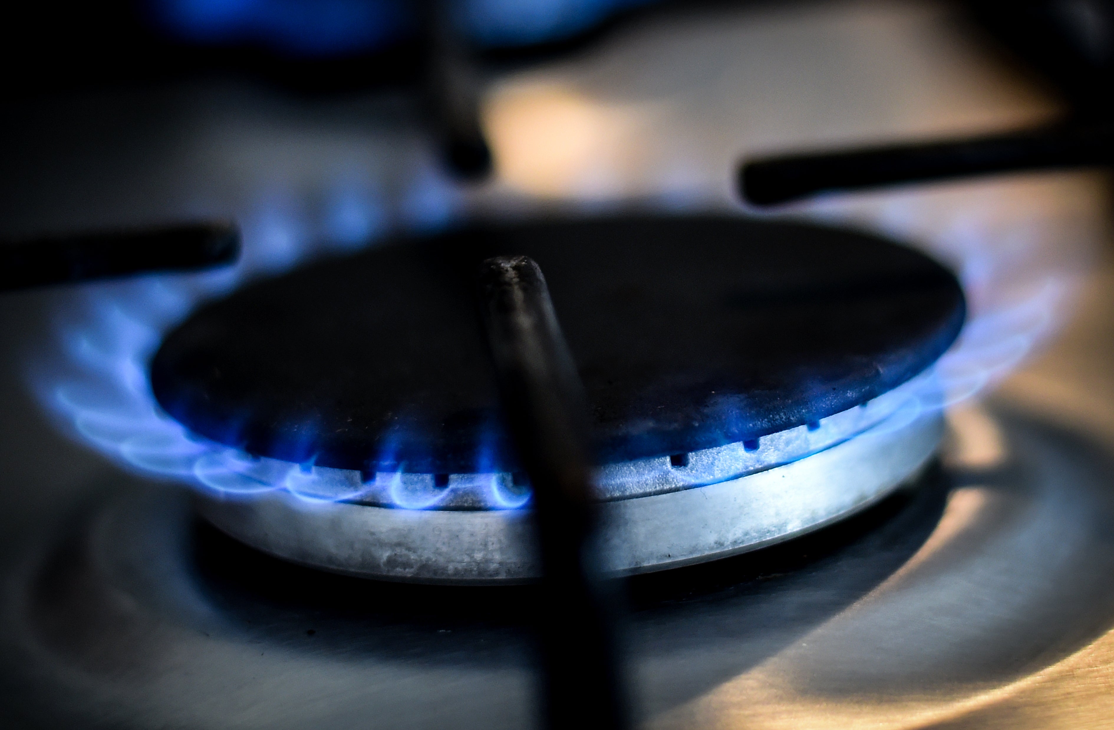 Gas ring on a home cooker in London (Lauren Hurley/PA)